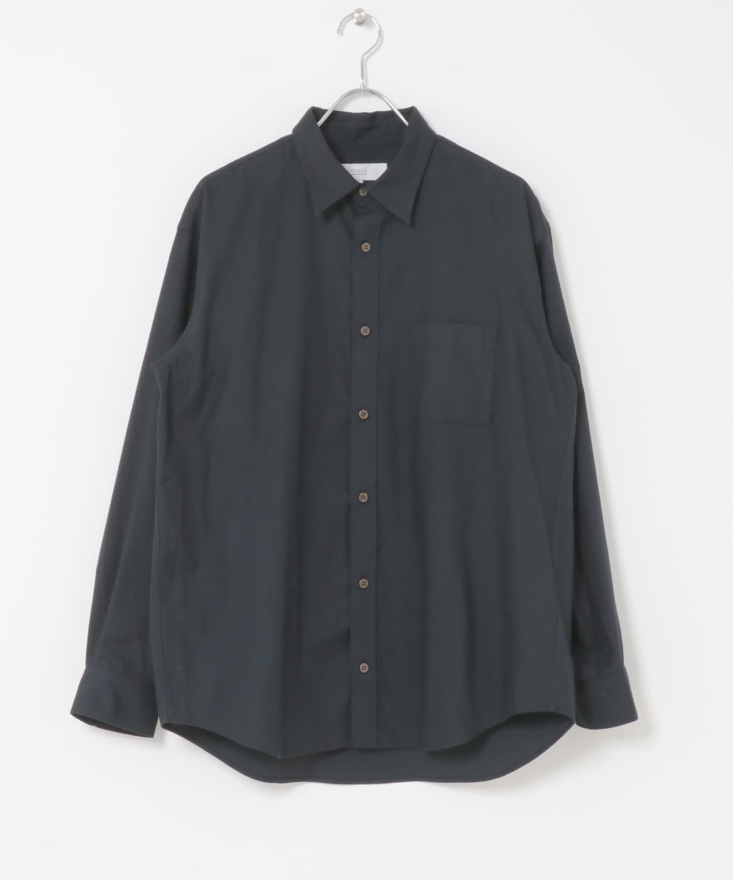 『蓄熱 / XLサイズあり』アーバンリラックスサーモネルレギュラーシャツ NAVY S