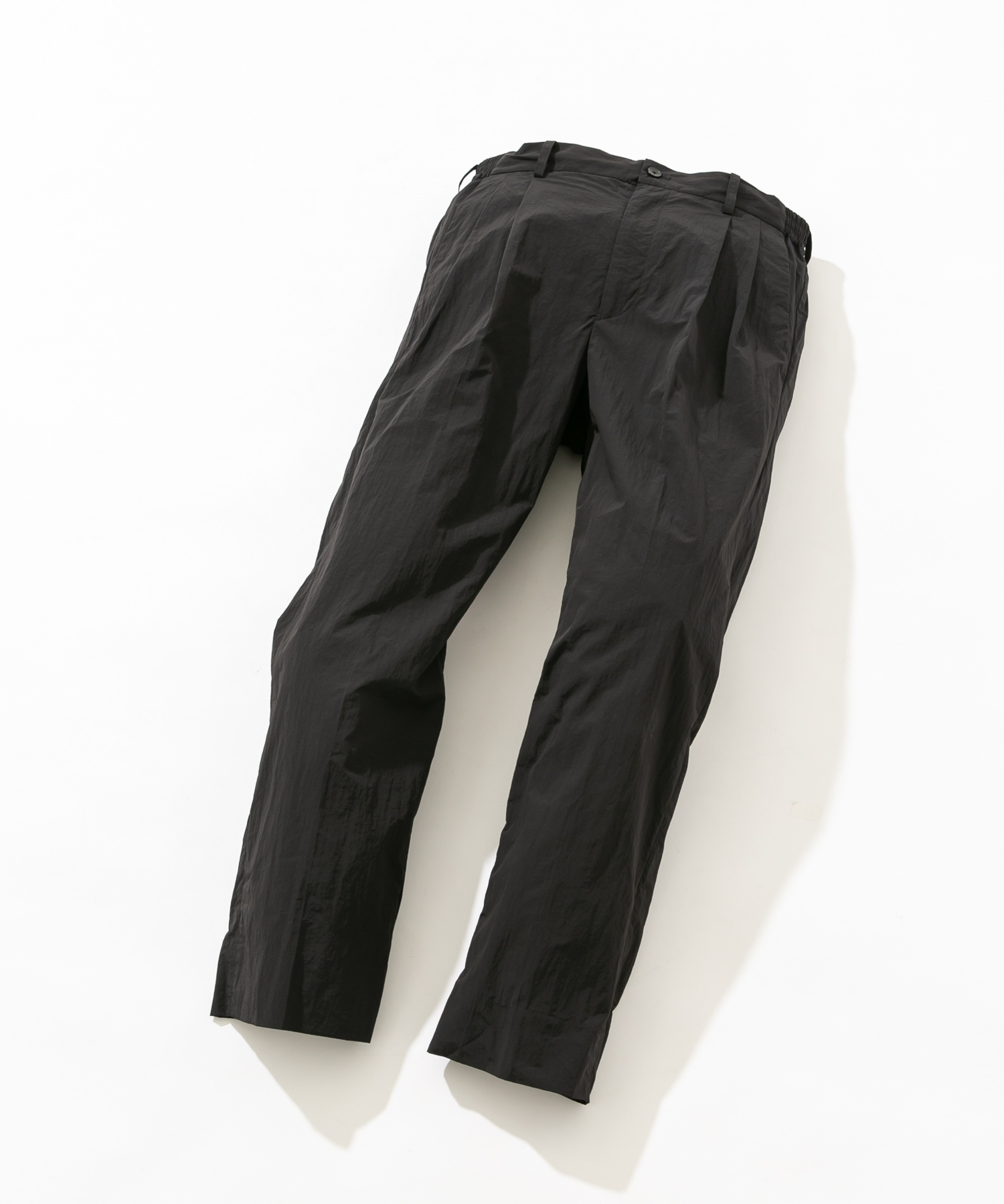 3H Dry Fabricナイロンリラックスパンツ BLACK M