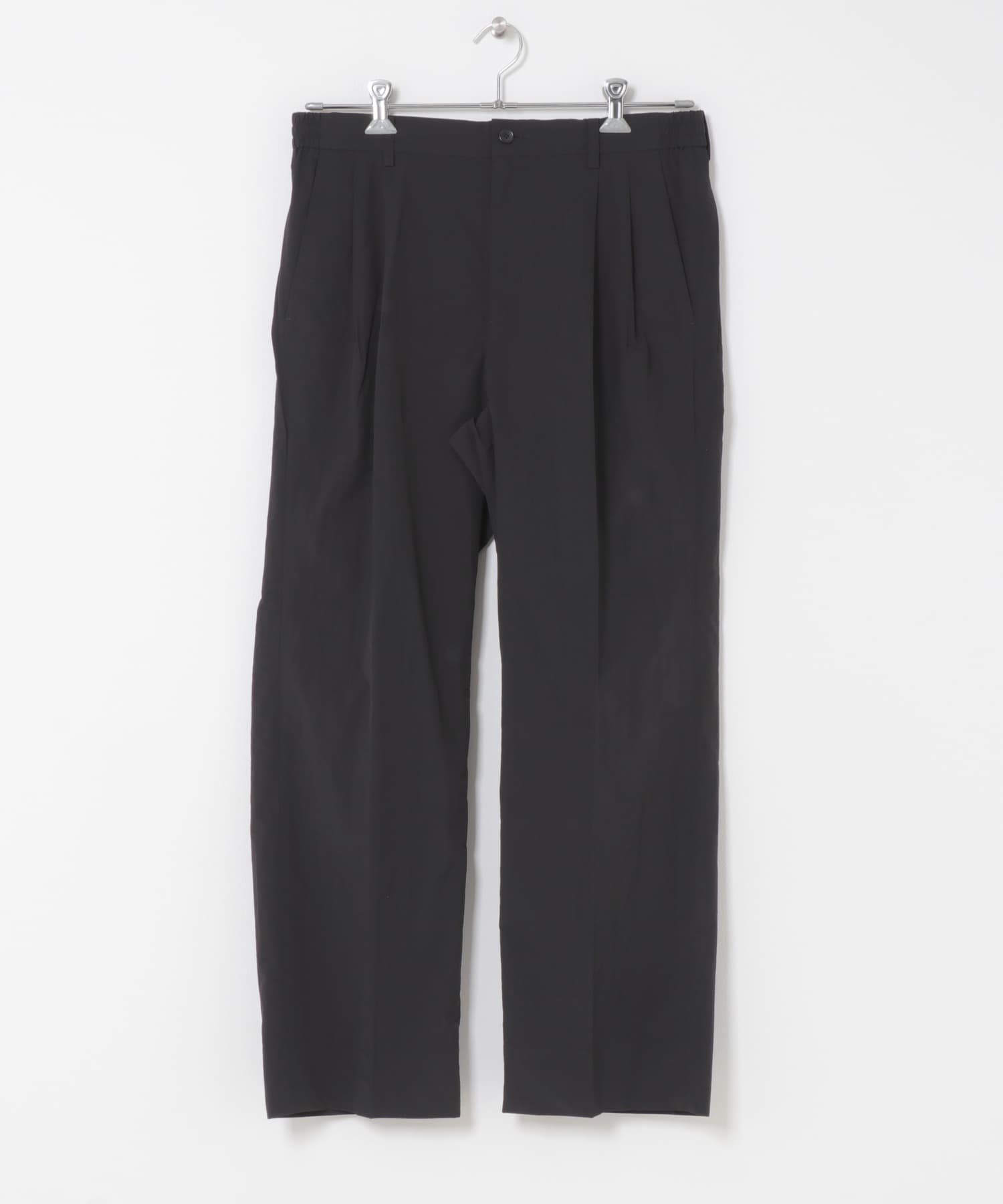 3H Dry Fabricナイロンリラックスパンツ BLACK M