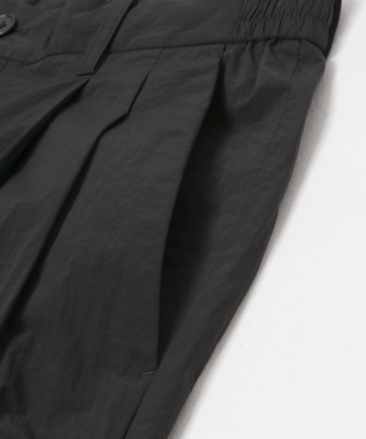 3H Dry Fabricナイロンリラックスパンツ BLACK M