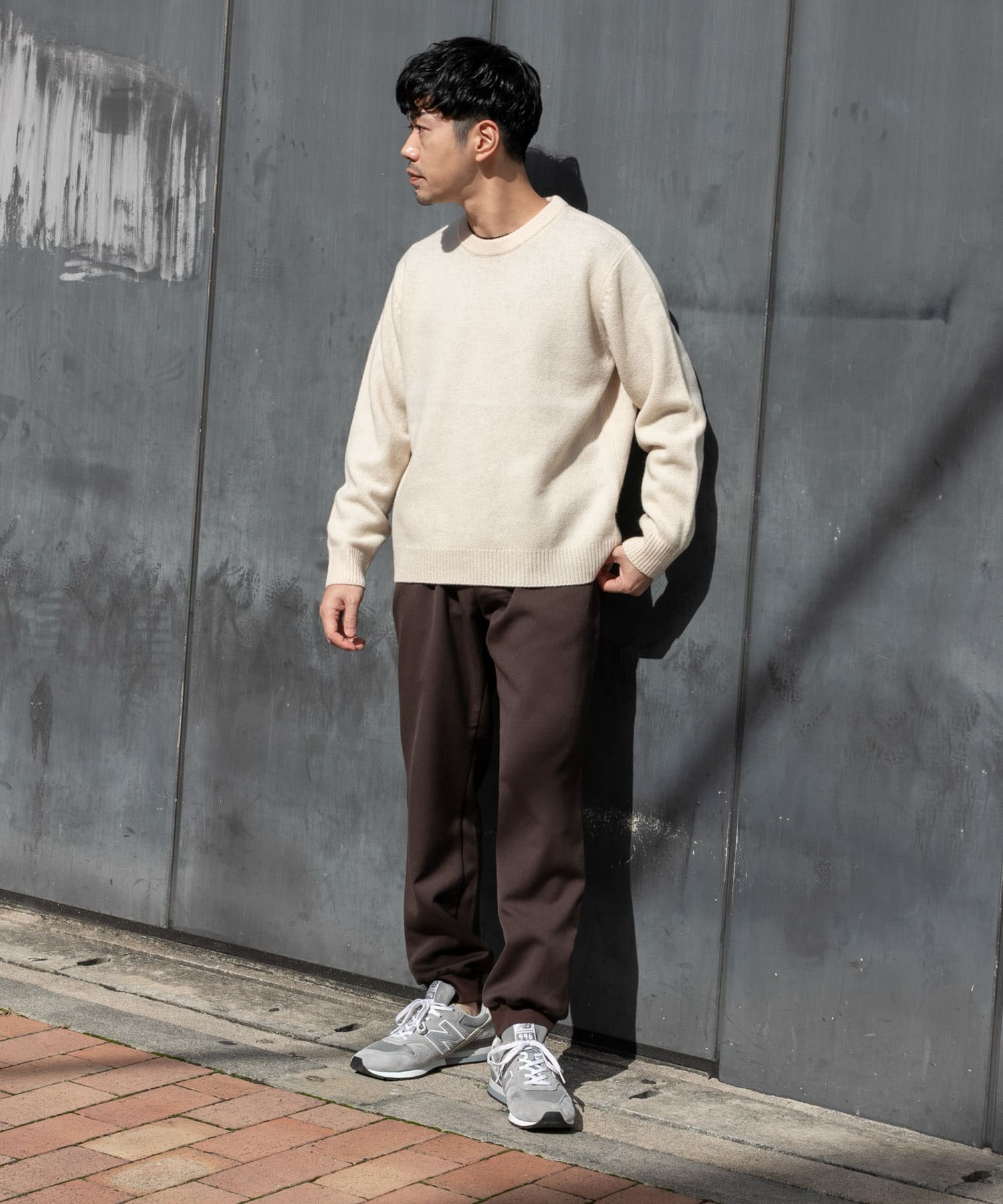 『XLサイズあり』ウォームストレッチジョガーパンツ BROWN XL