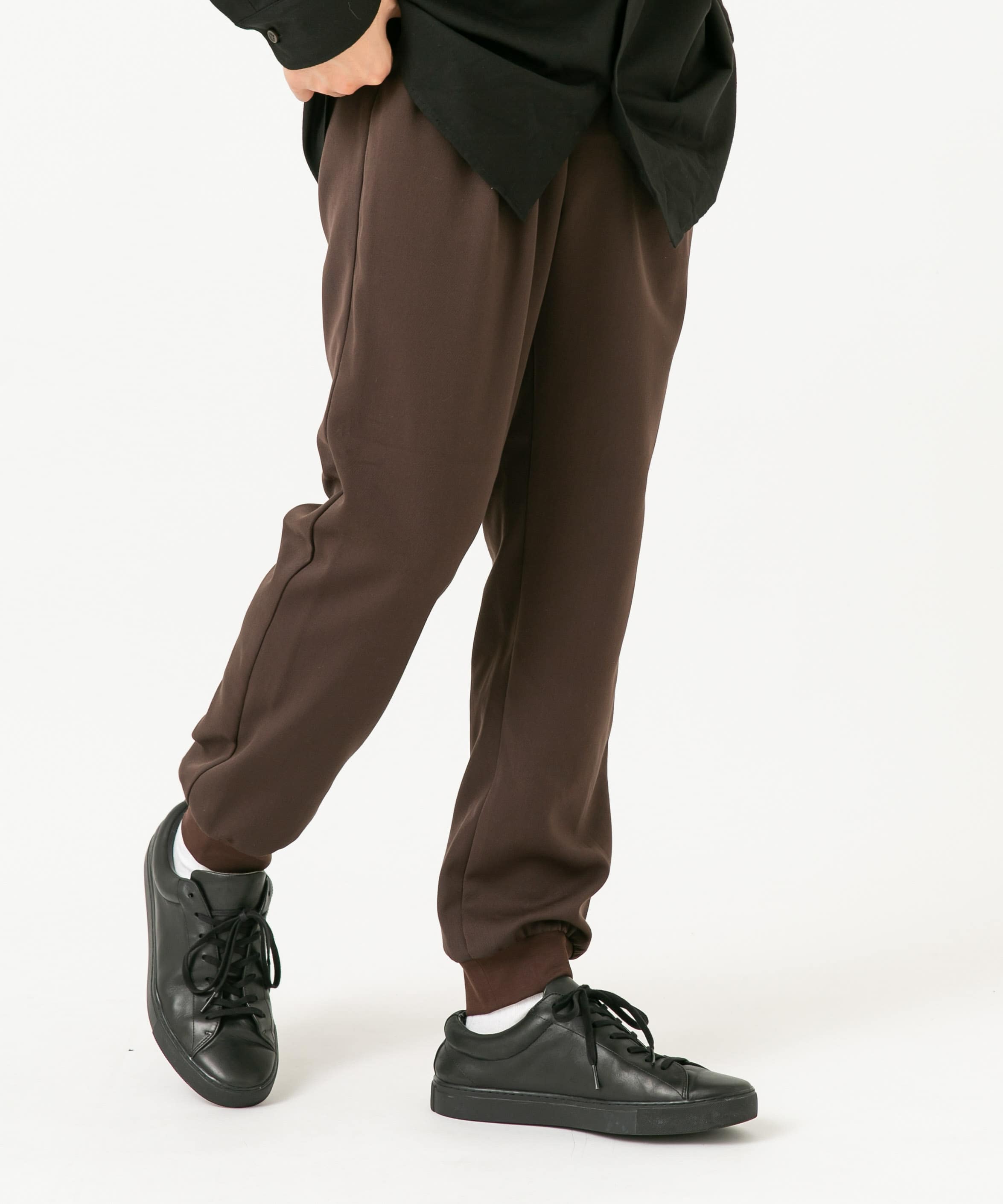 『XLサイズあり』ウォームストレッチジョガーパンツ BROWN XL