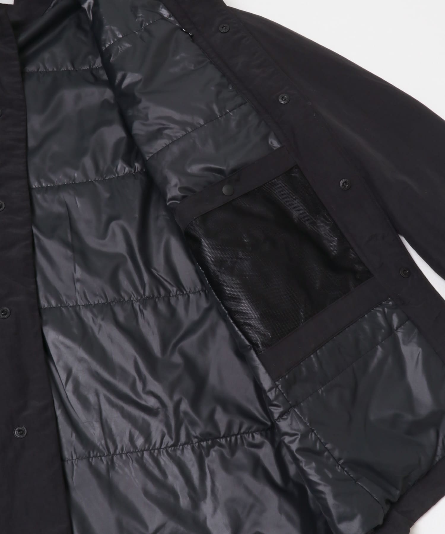 『XLサイズあり』NOUVELLE中綿ステンカラーコート BLACK M