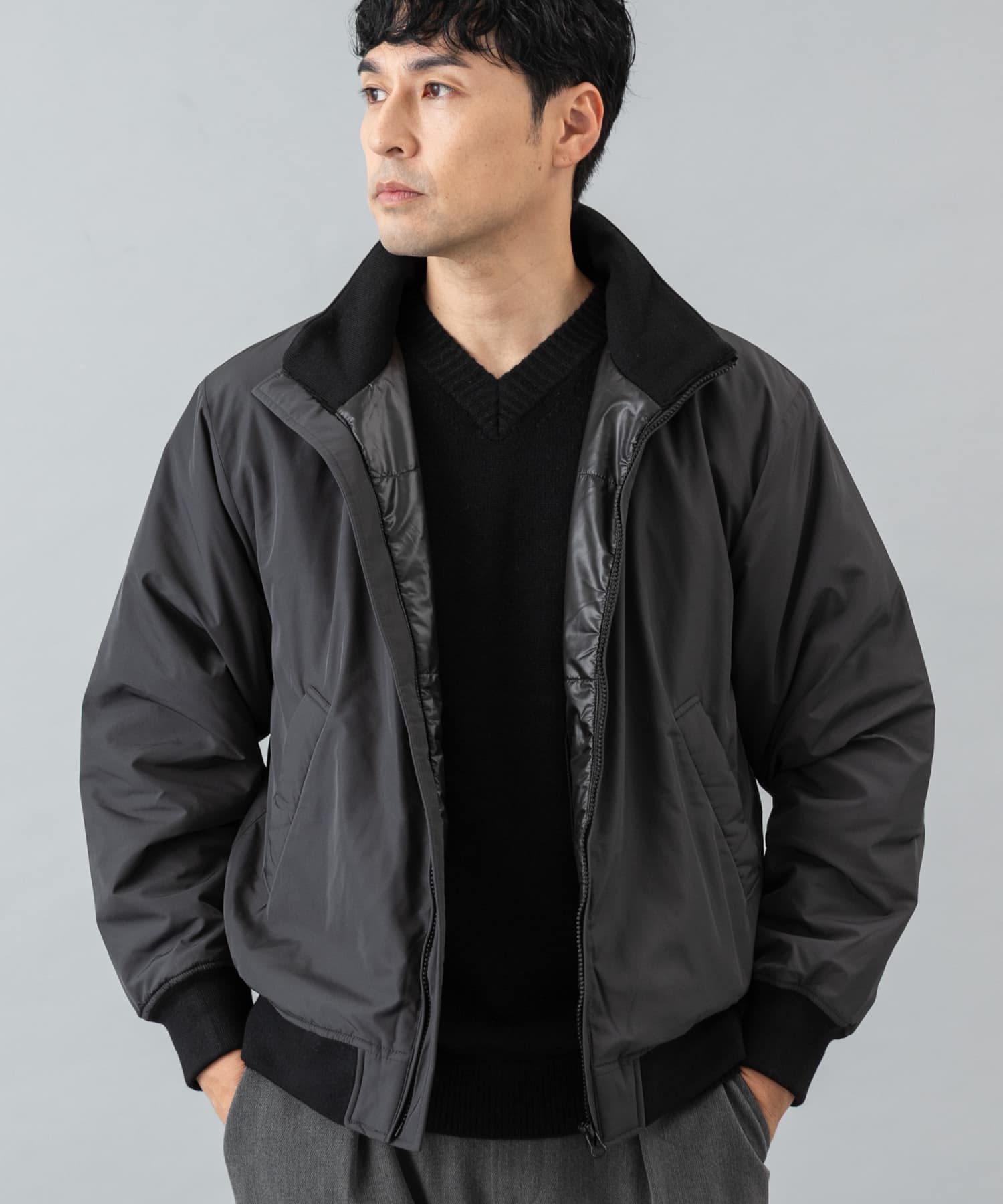 『XLサイズあり』NOUVELLE中綿スタンドブルゾン