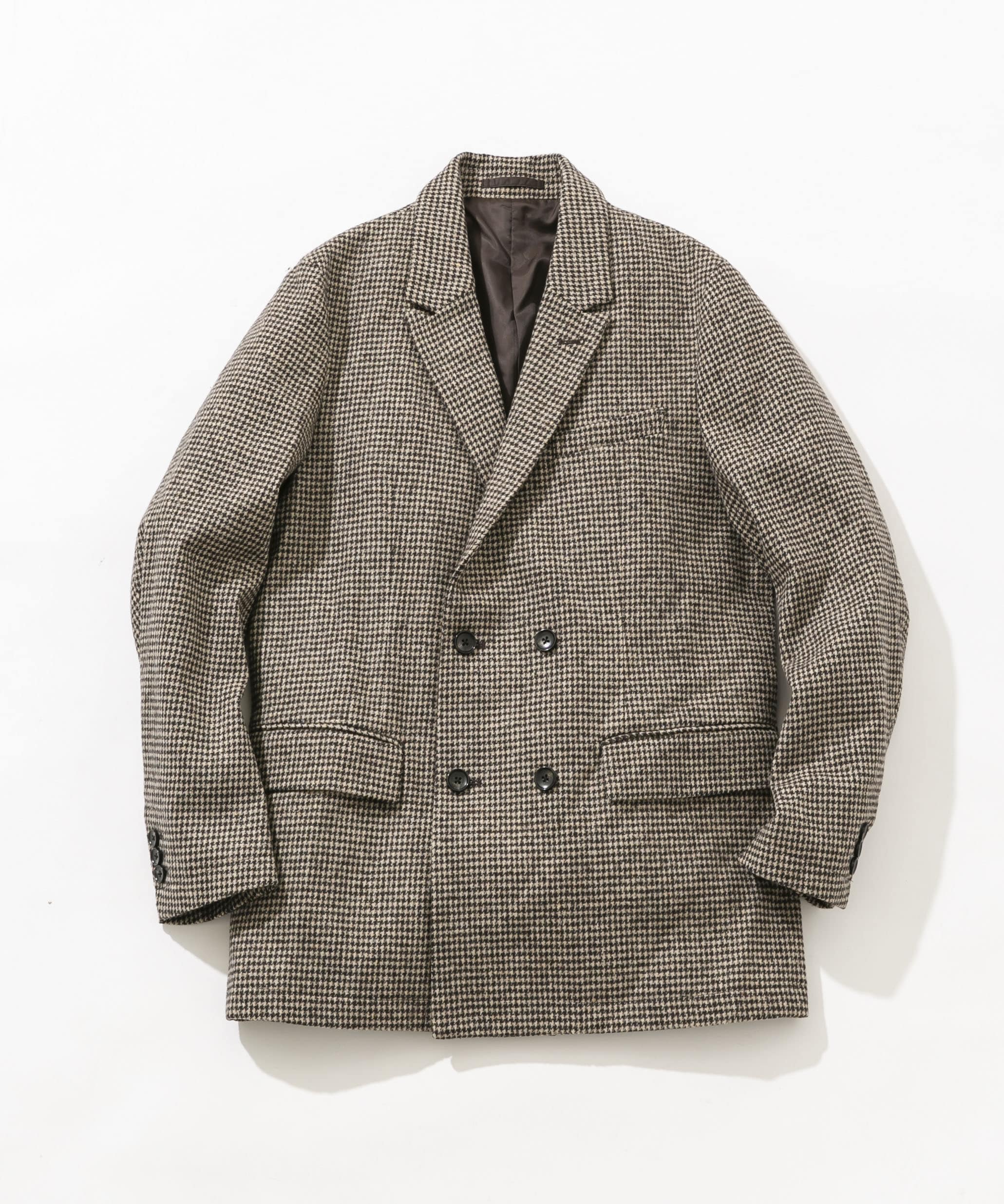 クラシックダブルジャケット CHECK L
