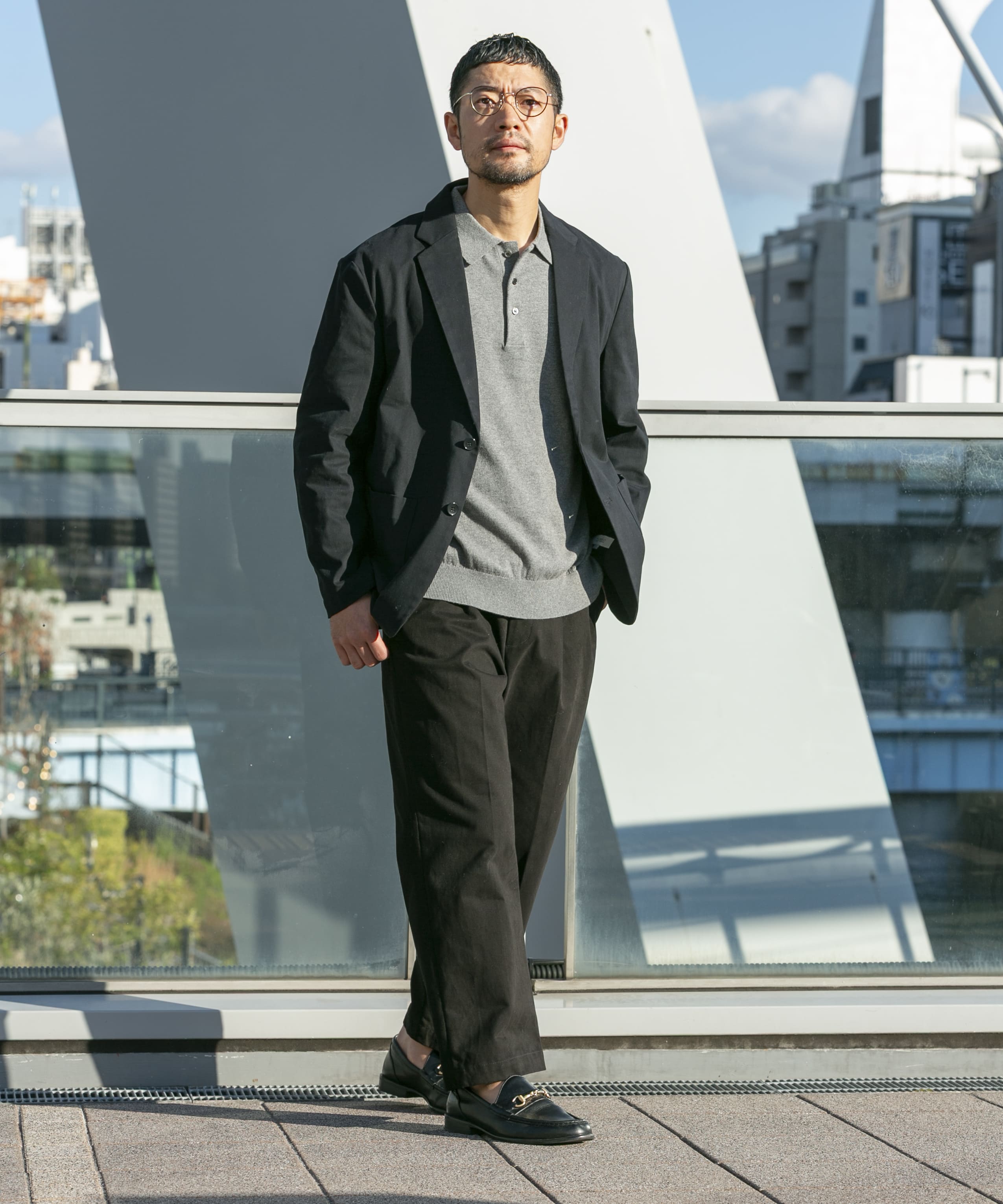 身長：173cm サイズ：L