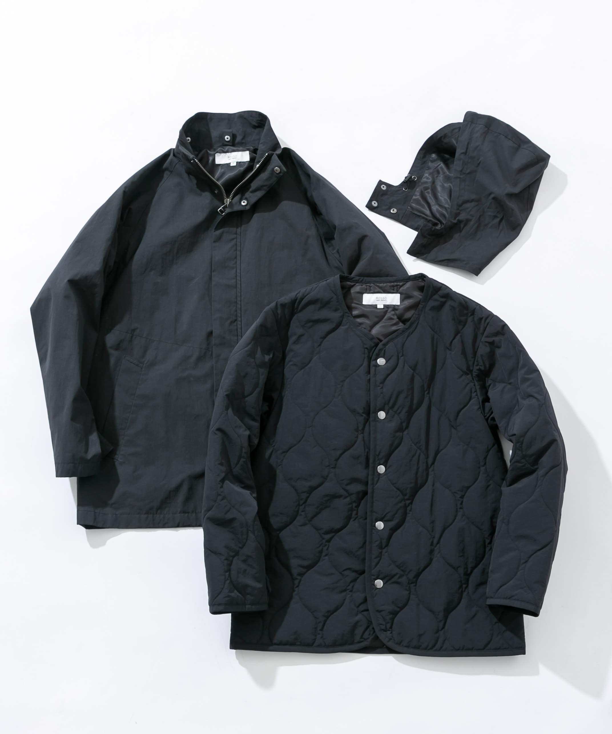 3WAYフーデッドコート ライナーセット BLACK M
