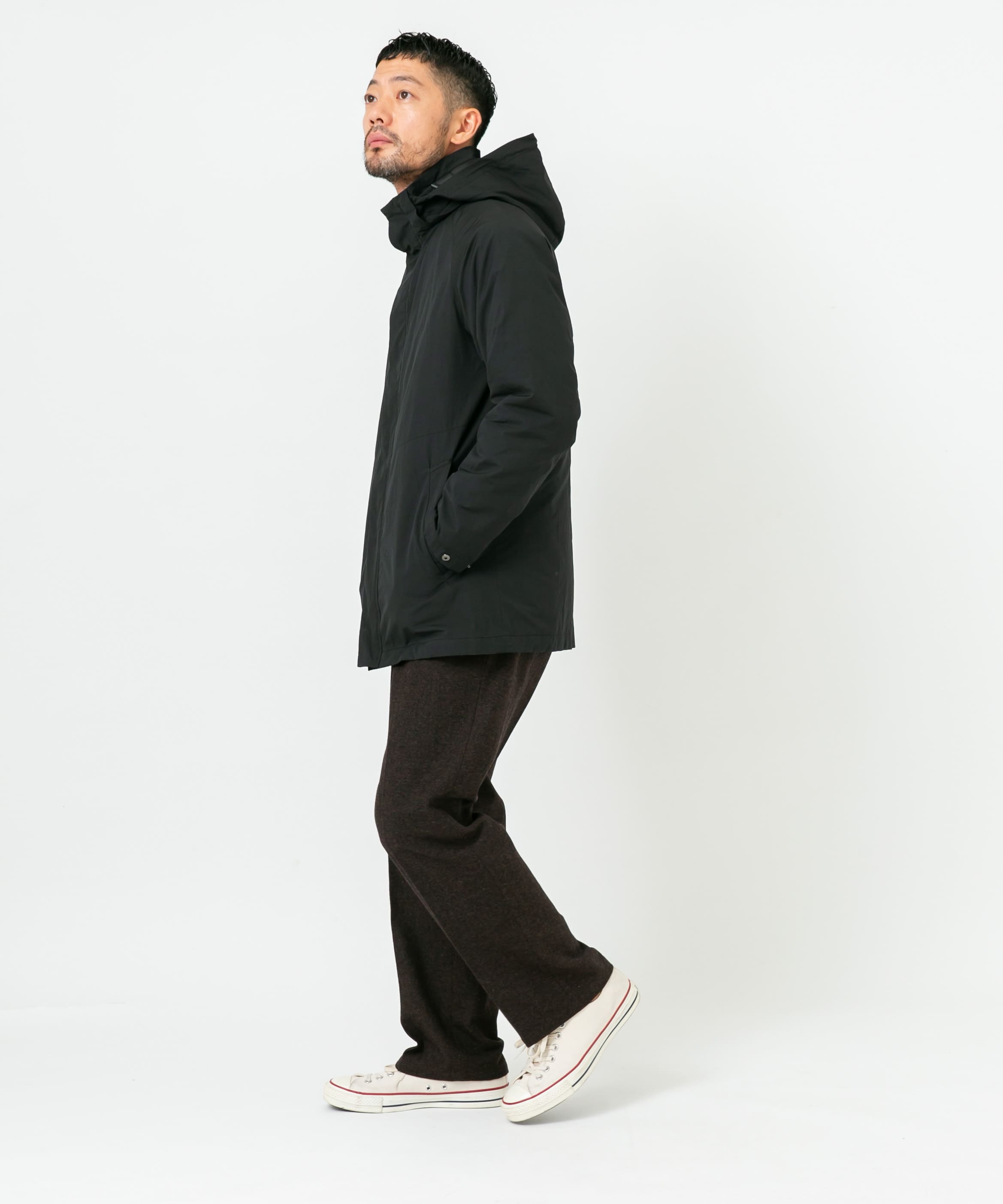 3WAYフーデッドコート ライナーセット(M CHARCOAL): アウター｜URBAN