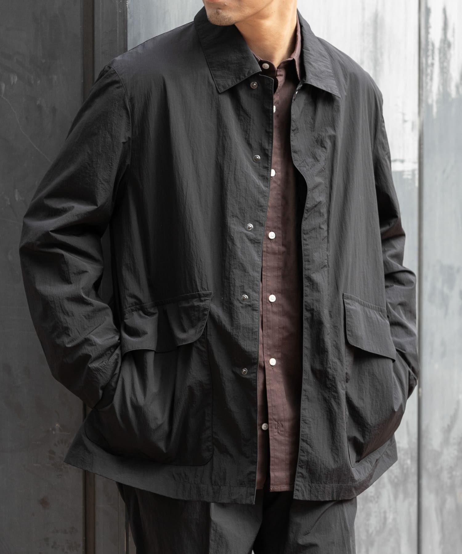 3H Dry Fabricナイロンハーフコート