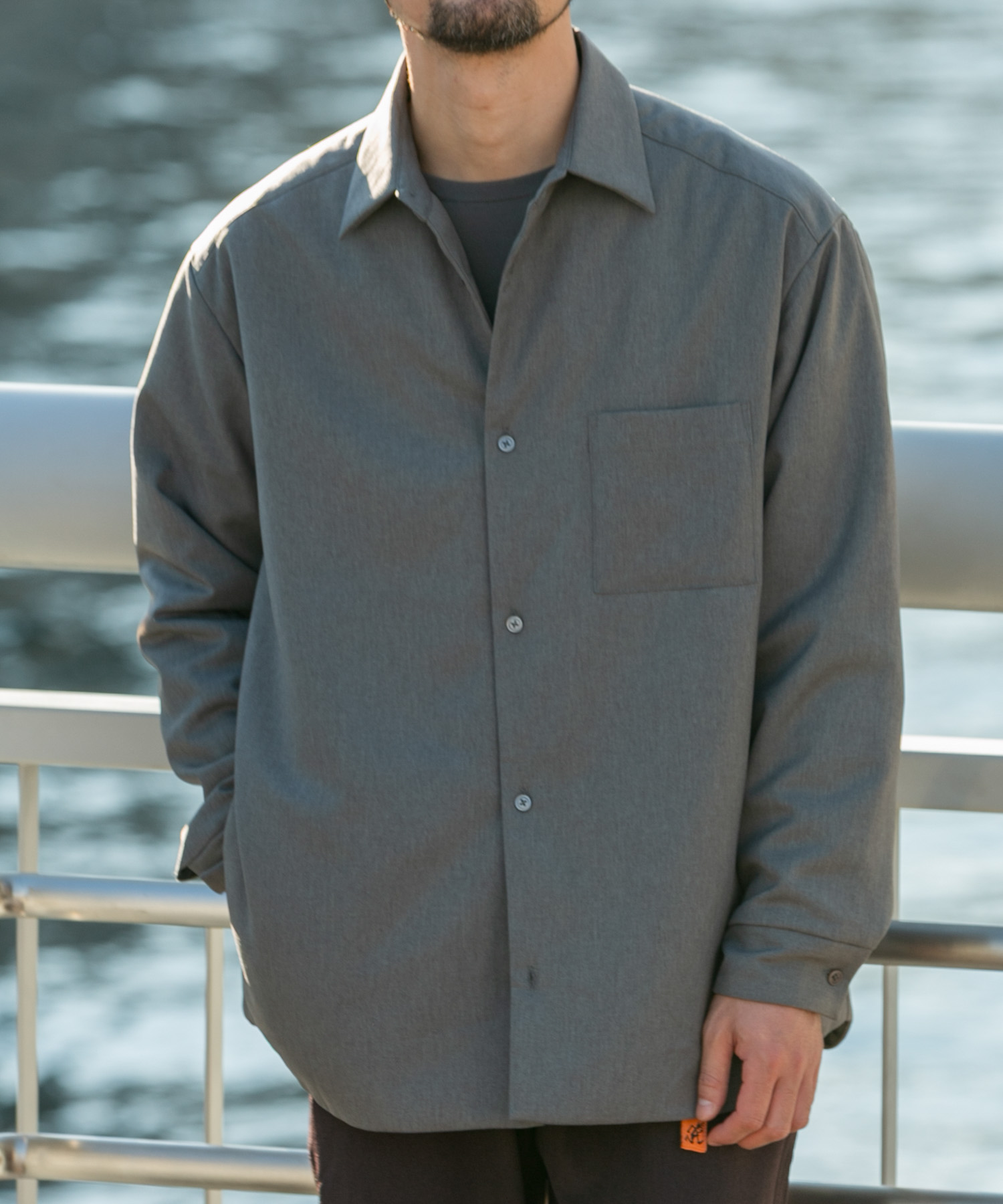 『XLサイズあり』ヒートパテッドシャツジャケット