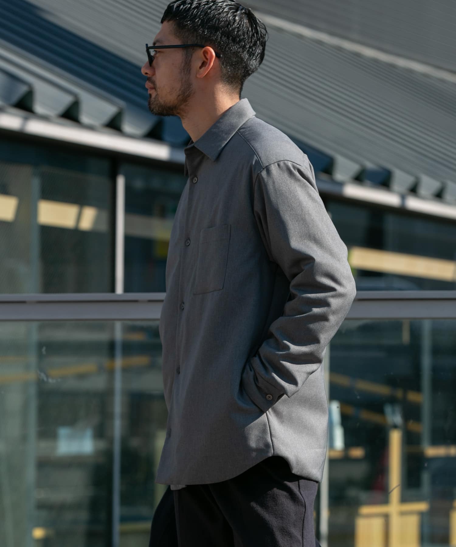 身長：173cm サイズ：L