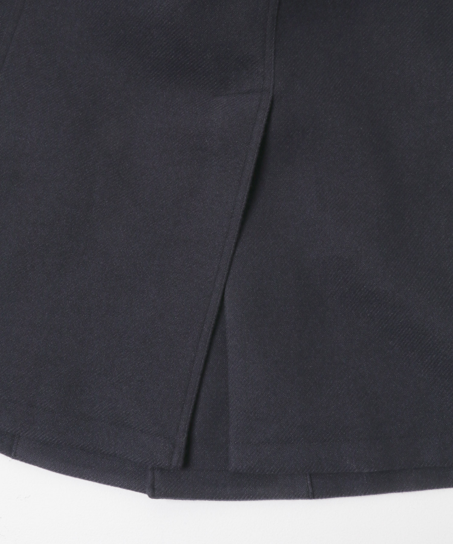 『XLサイズあり』light meltonステンカラーコート NAVY M