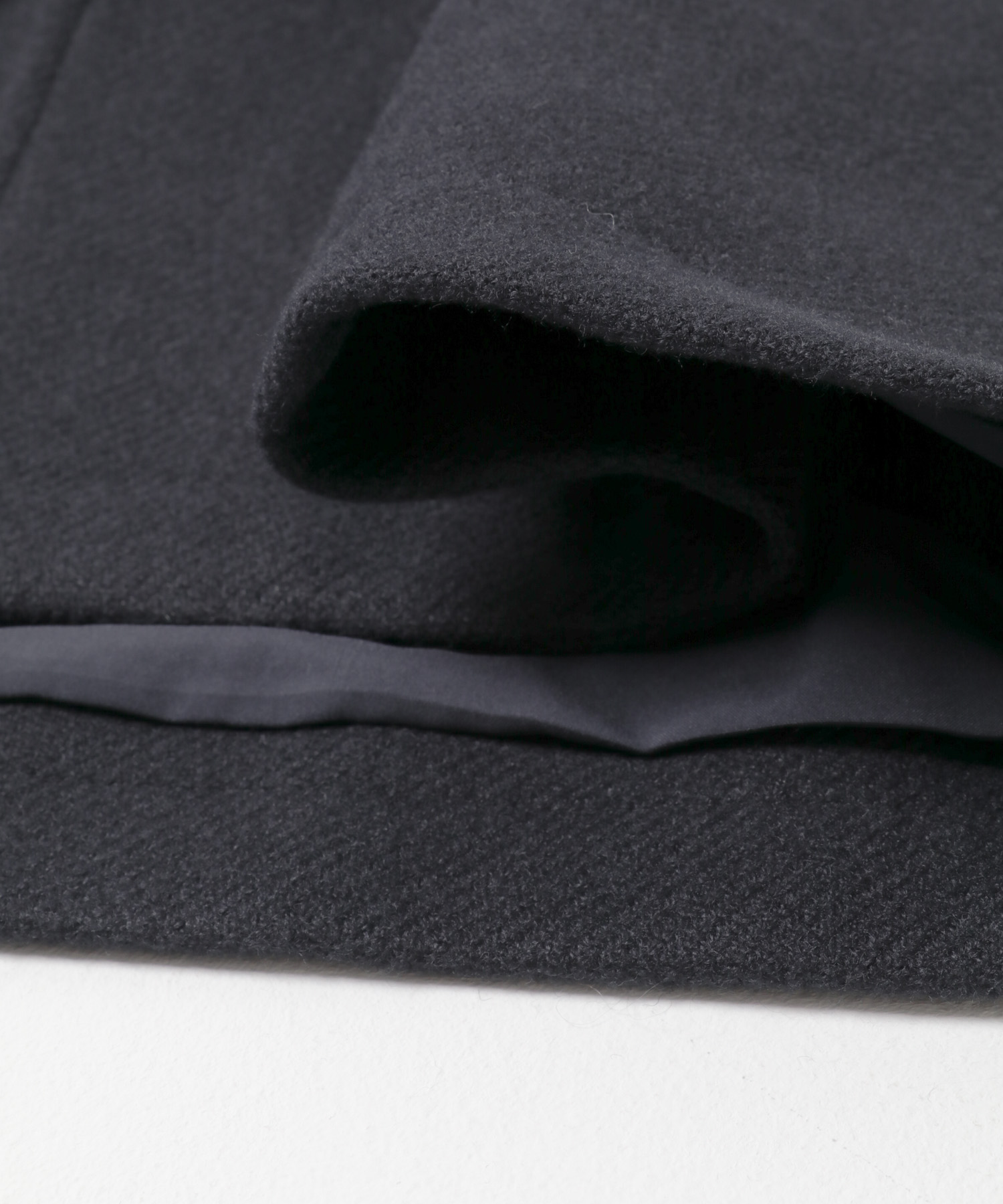 『XLサイズあり』light meltonステンカラーコート NAVY M