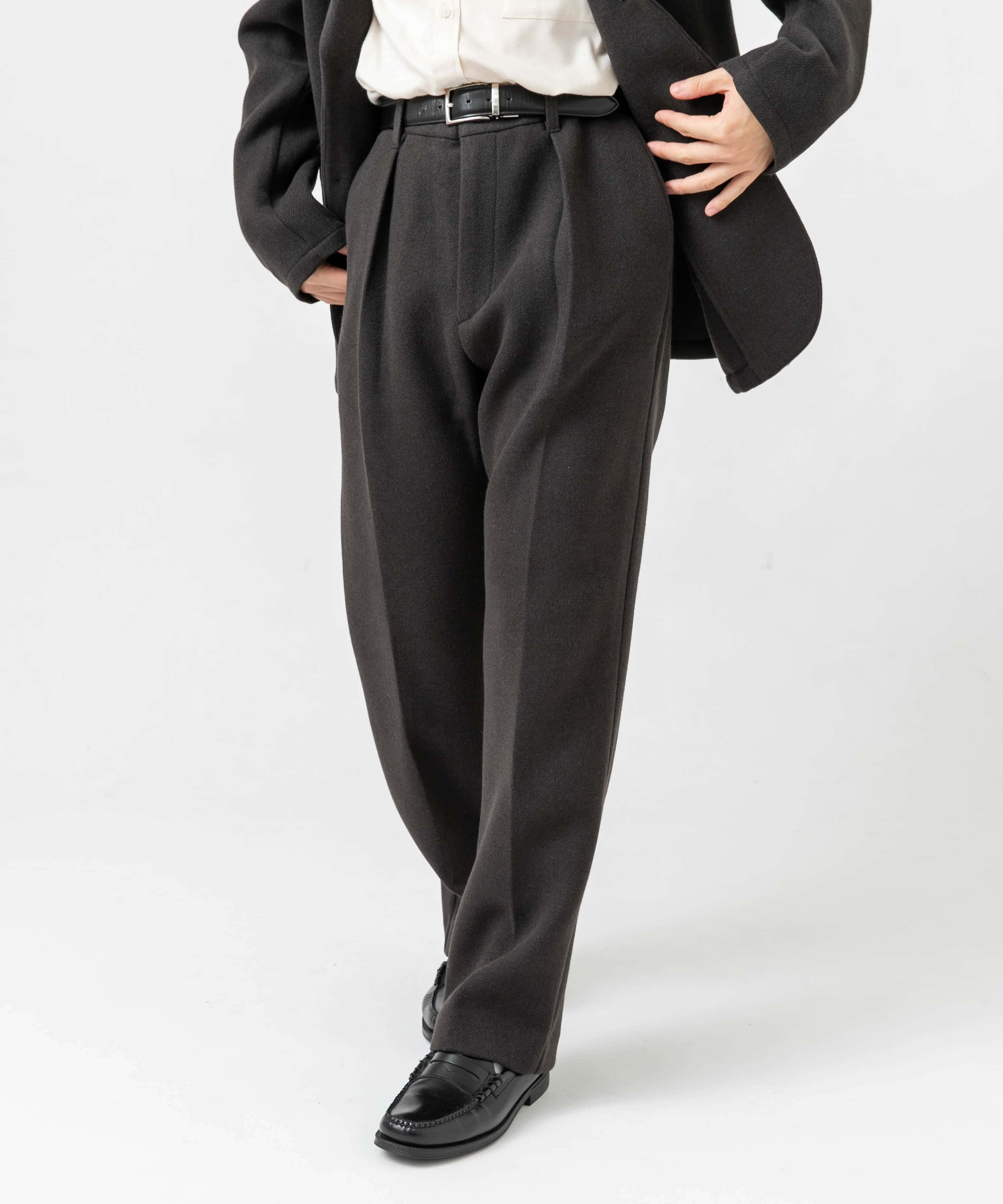 『XLサイズあり』light meltonセットアップ CHARCOAL XL