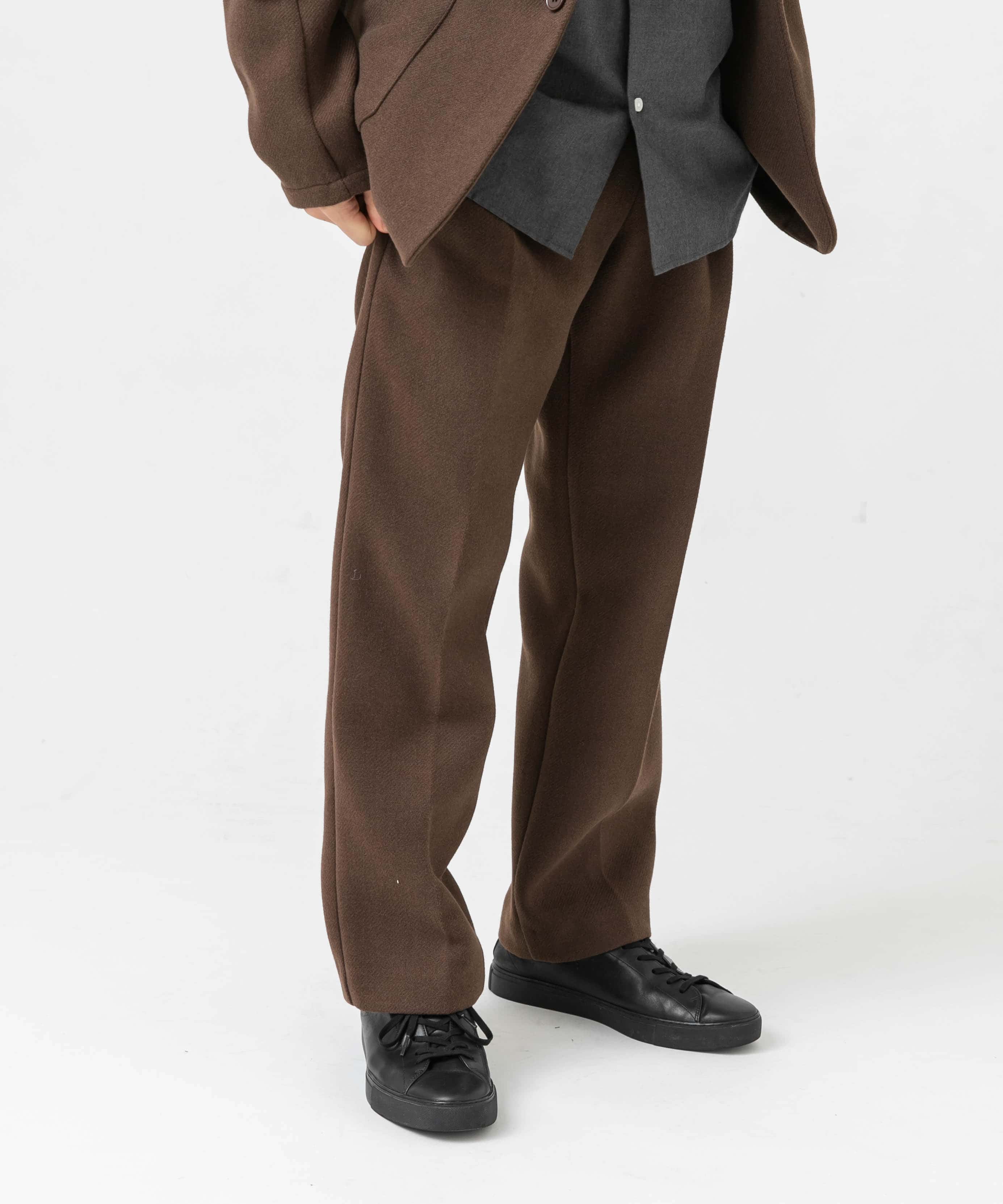 『XLサイズあり』light meltonセットアップ BROWN M
