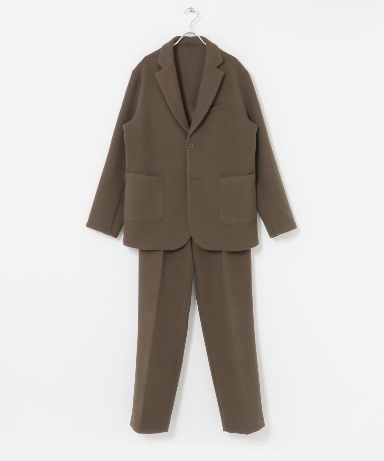 XLサイズあり』light meltonセットアップ(S BROWN): ドレスライン