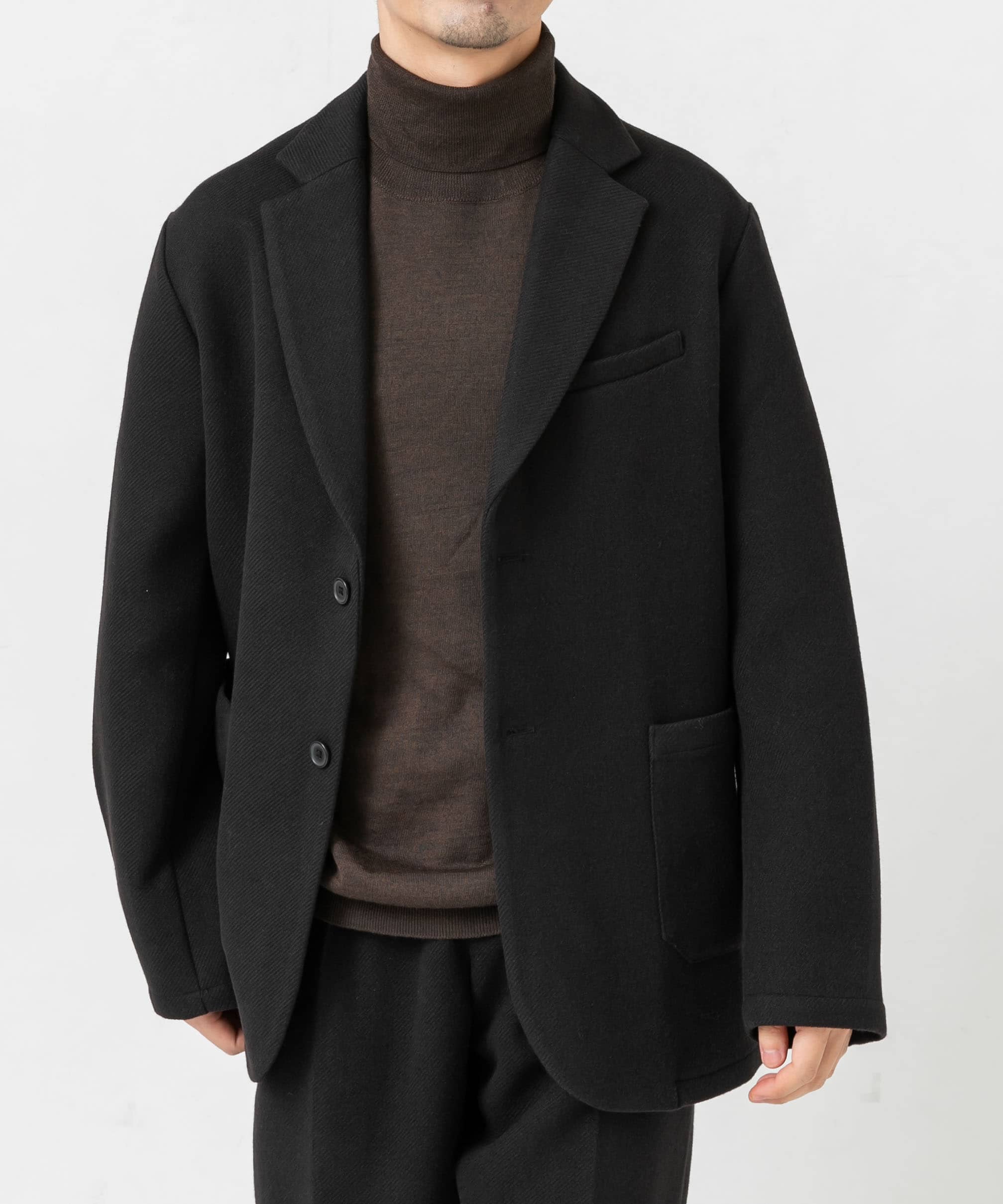 XLサイズあり』light meltonセットアップ(S CHARCOAL): ドレスライン