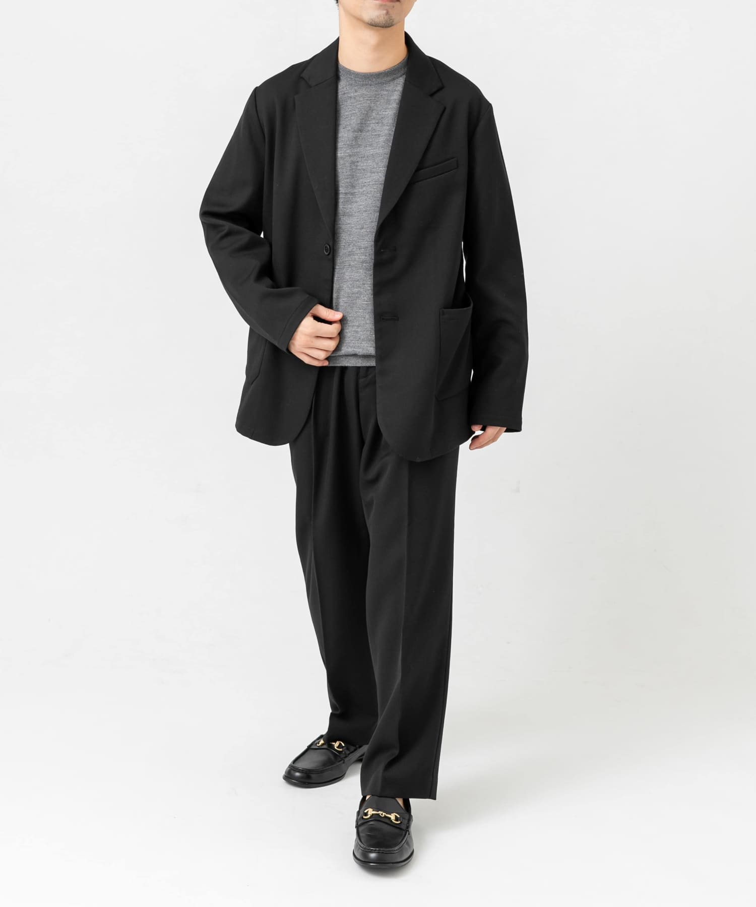 XLサイズあり』ウォームストレッチセットアップ(S NAVY): ドレスライン