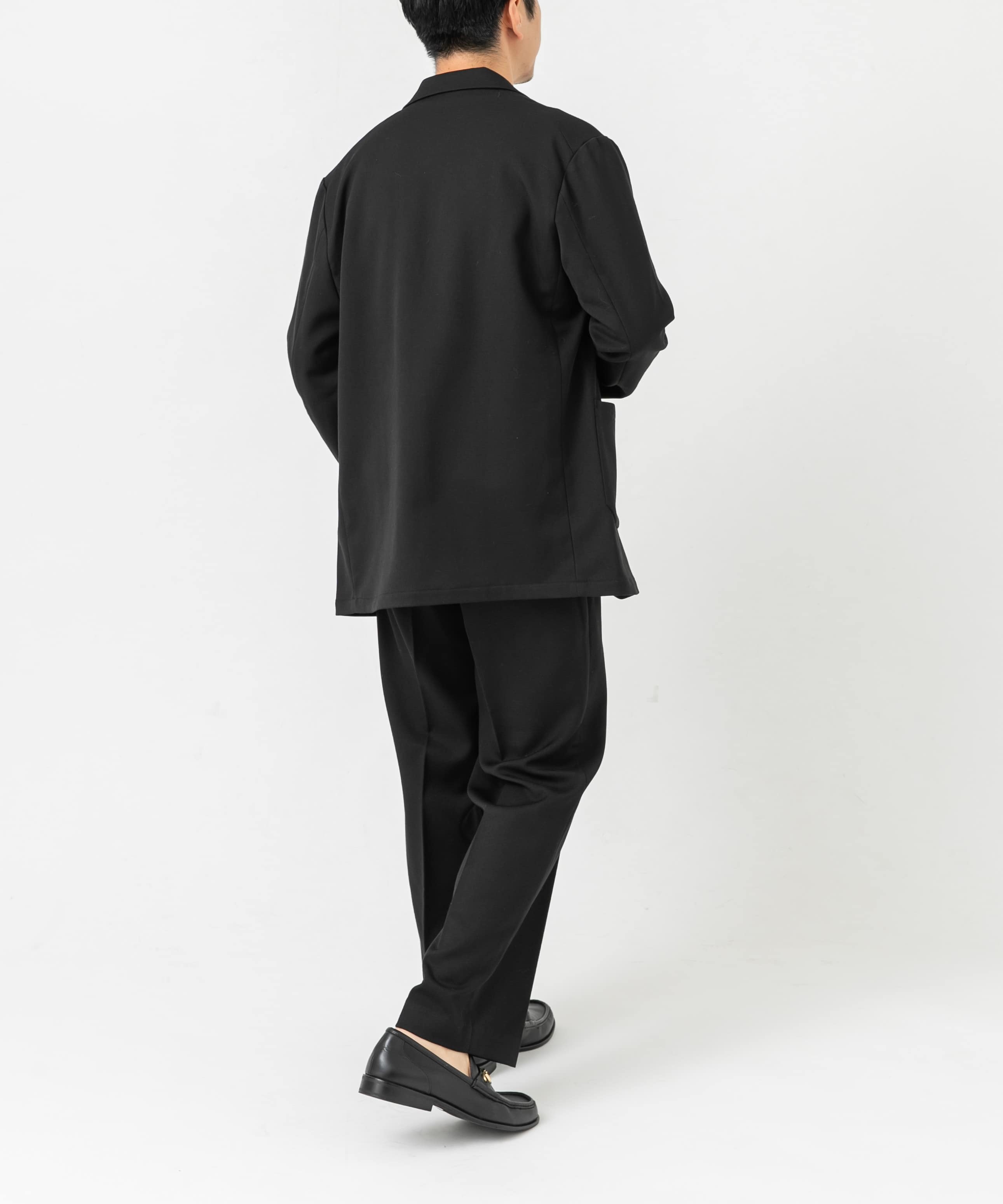 『XLサイズあり』ウォームストレッチセットアップ BLACK L