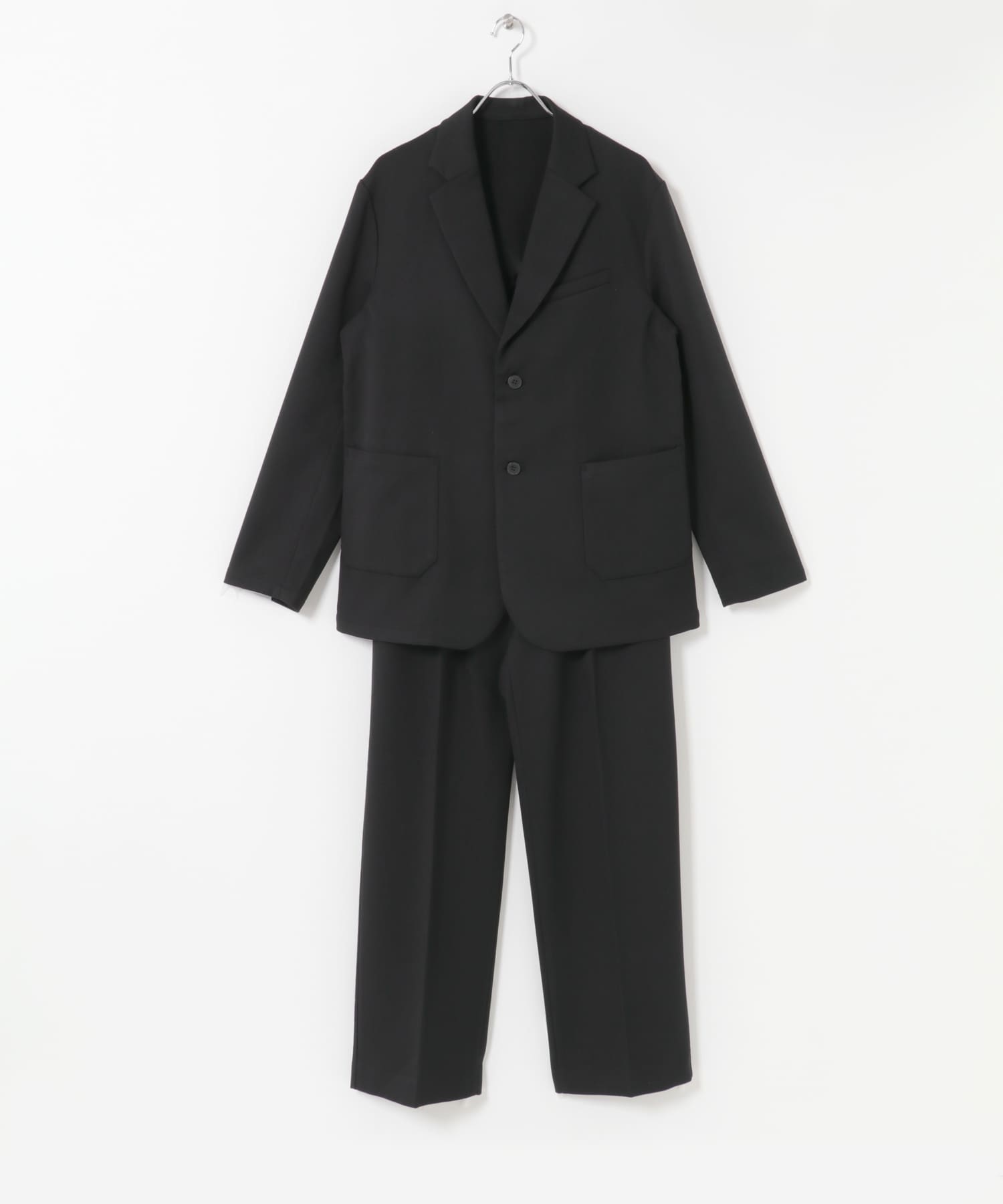 『XLサイズあり』ウォームストレッチセットアップ BLACK S