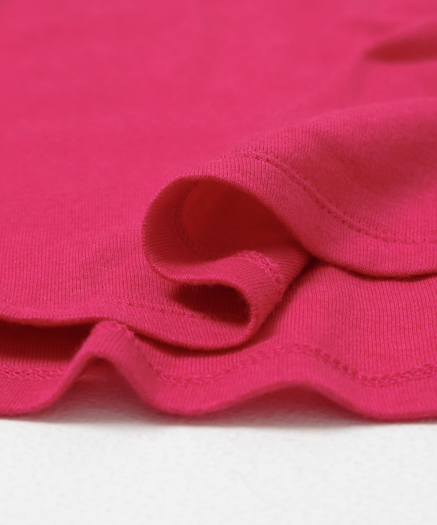 コットンカシミヤクルーネックカットソー PINK Free