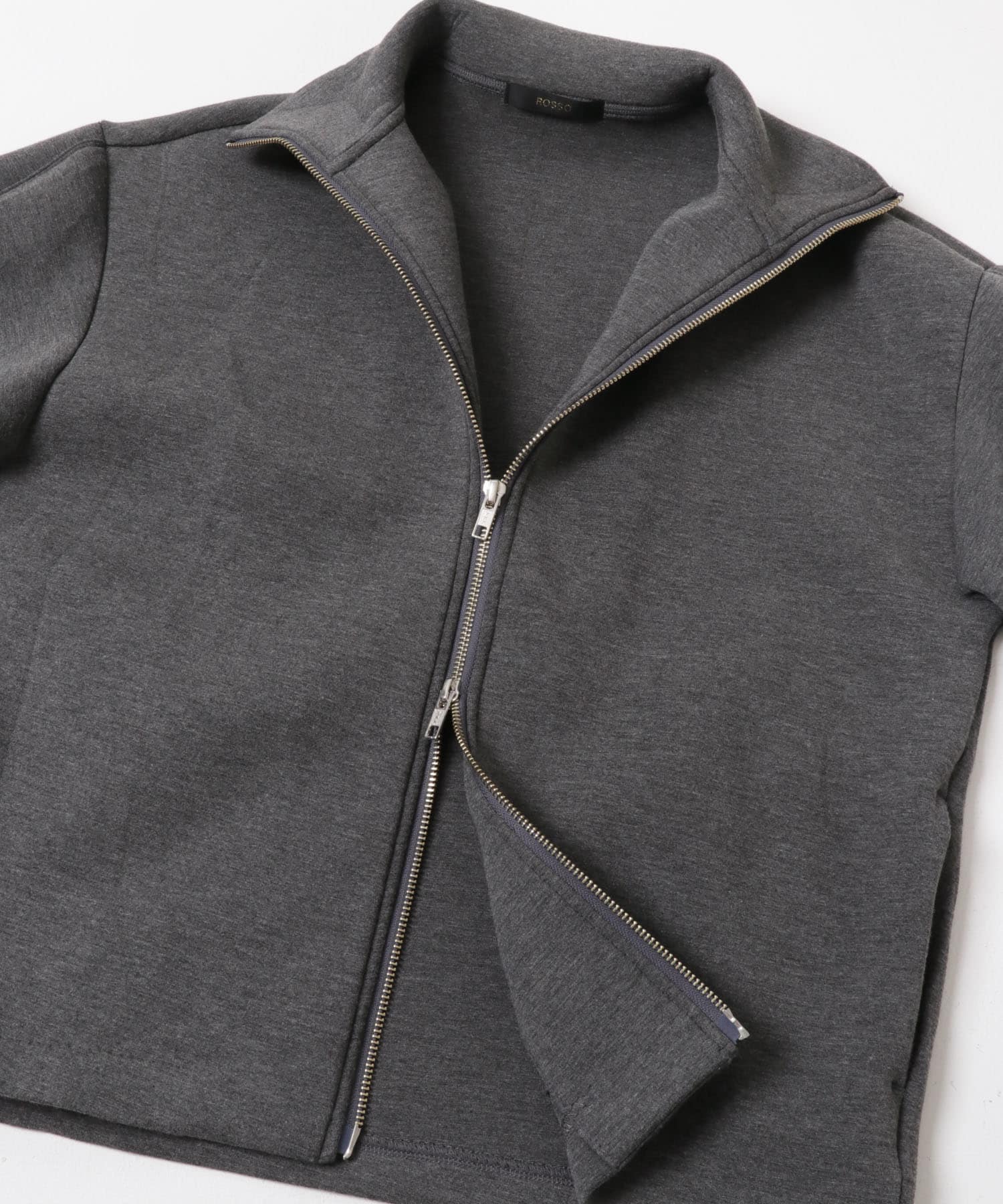 『WEB限定』刺繍スタンドダンボールブルゾン CHARCOAL FREE