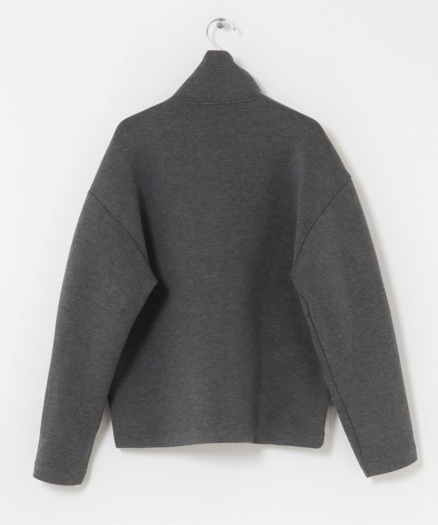 『WEB限定』刺繍スタンドダンボールブルゾン CHARCOAL FREE