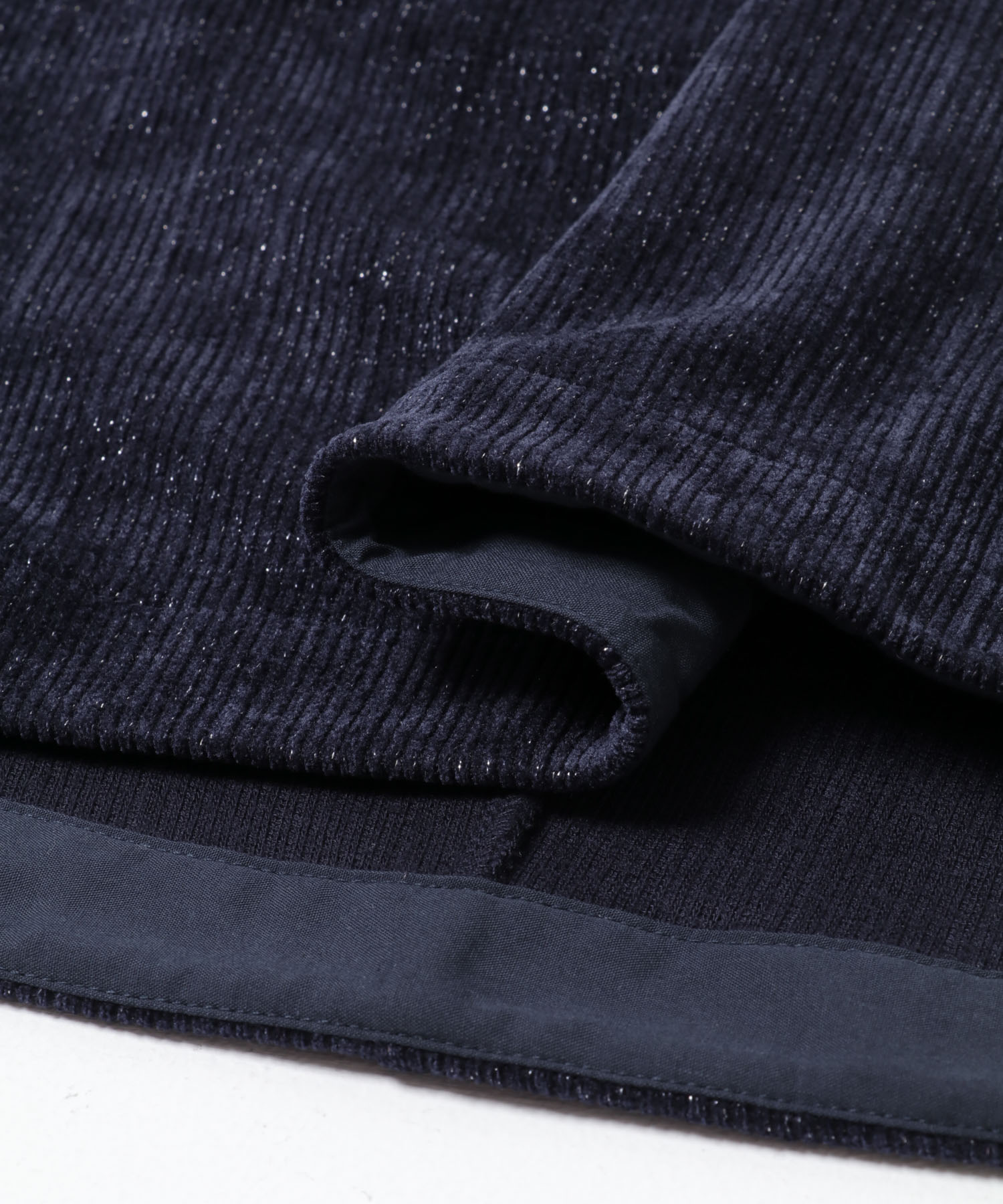 Vネックモールラメプルオーバー NAVY Free