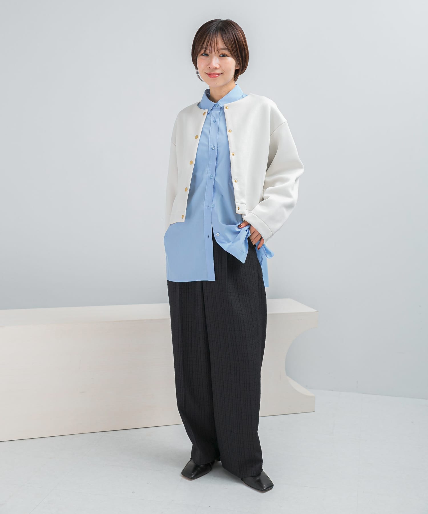 身長：158cm サイズ：Free