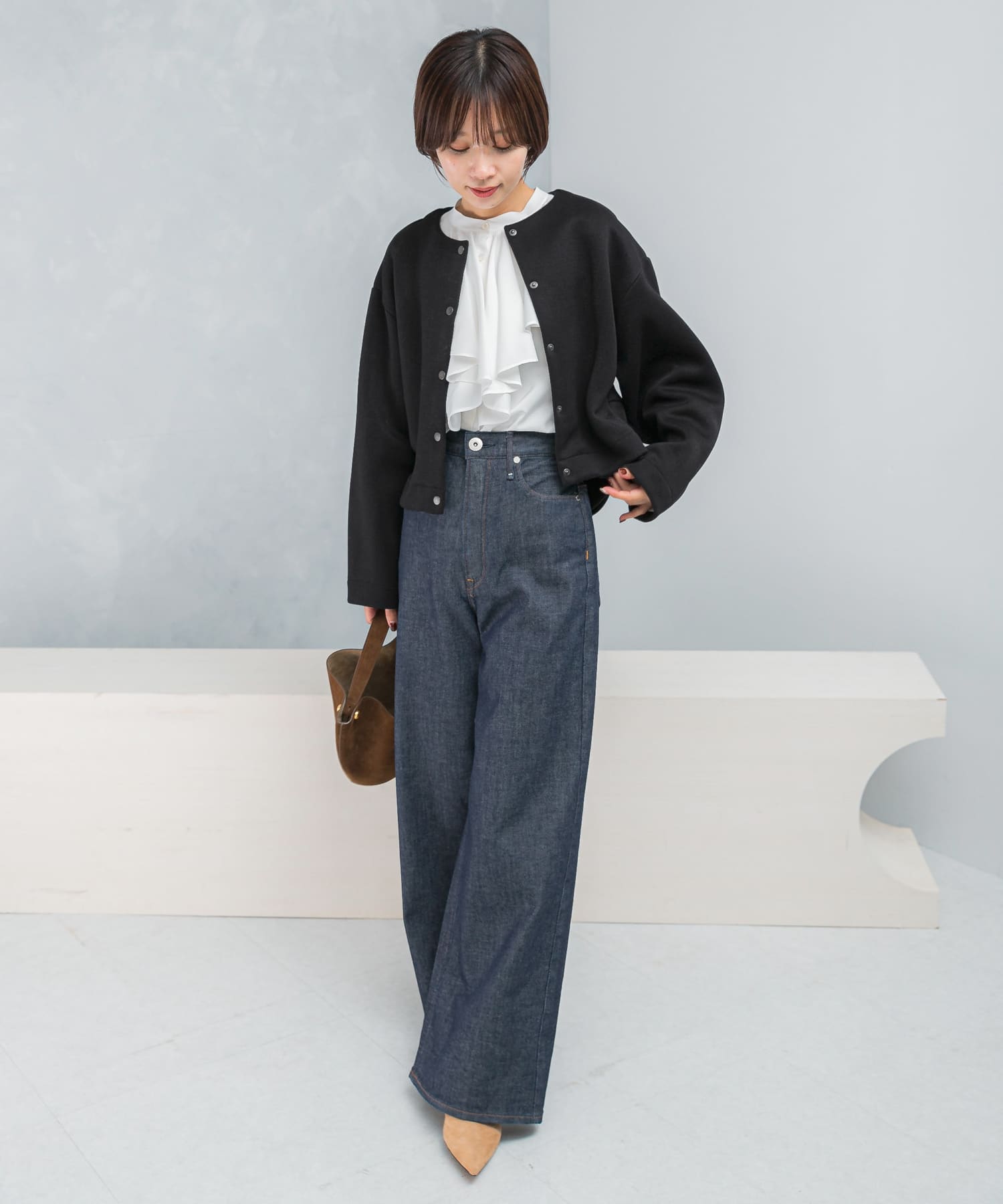 身長：158cm サイズ：Free