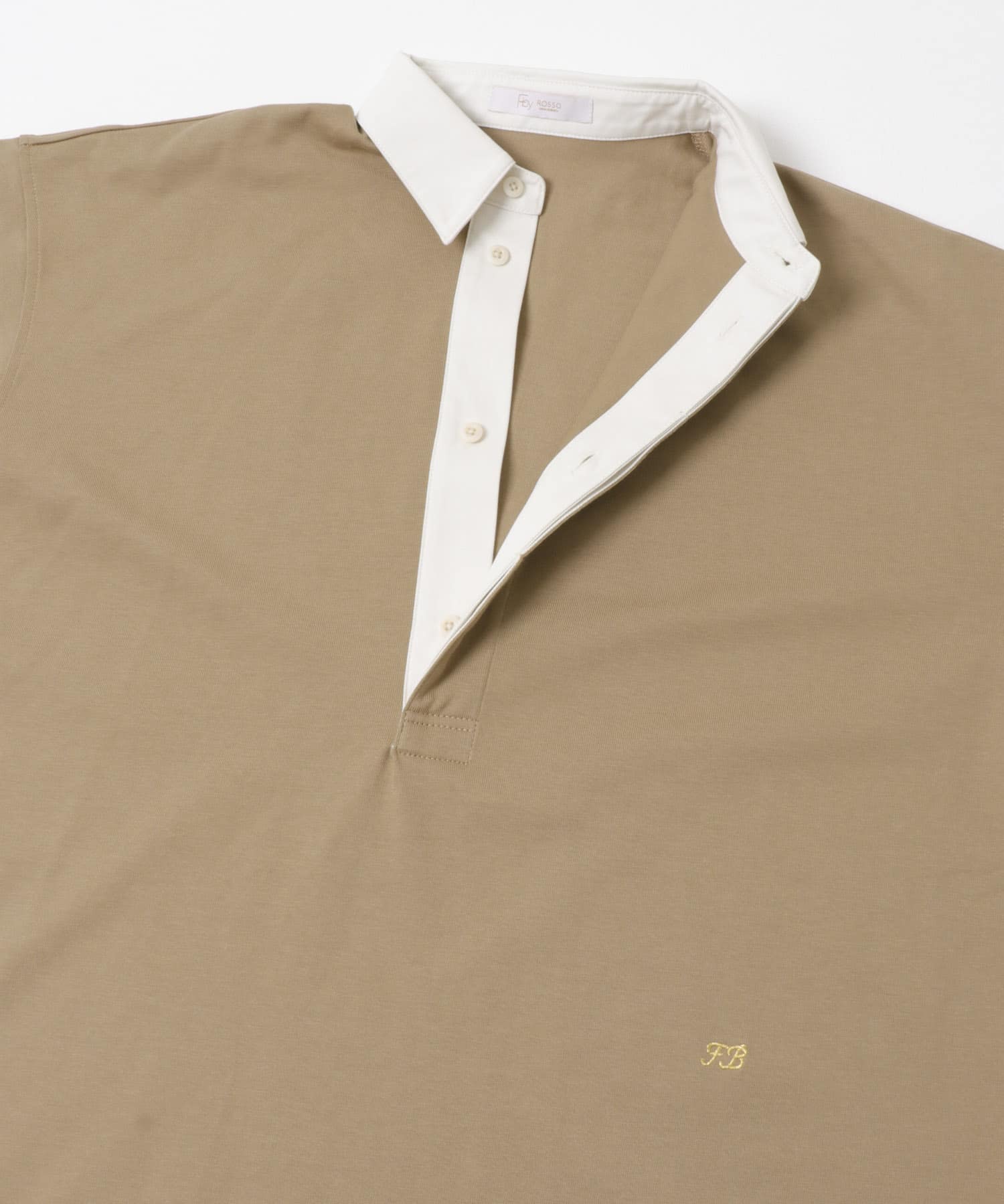 F by ROSSO　ラガーチュニックプルオーバー BEIGE FREE