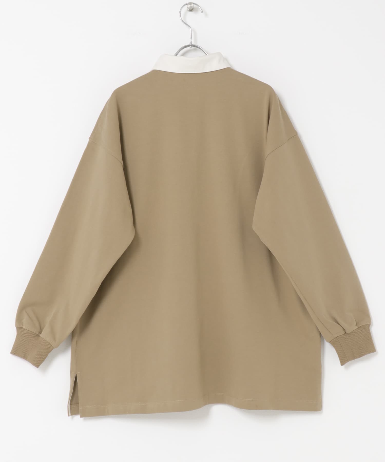 F by ROSSO　ラガーチュニックプルオーバー BEIGE FREE