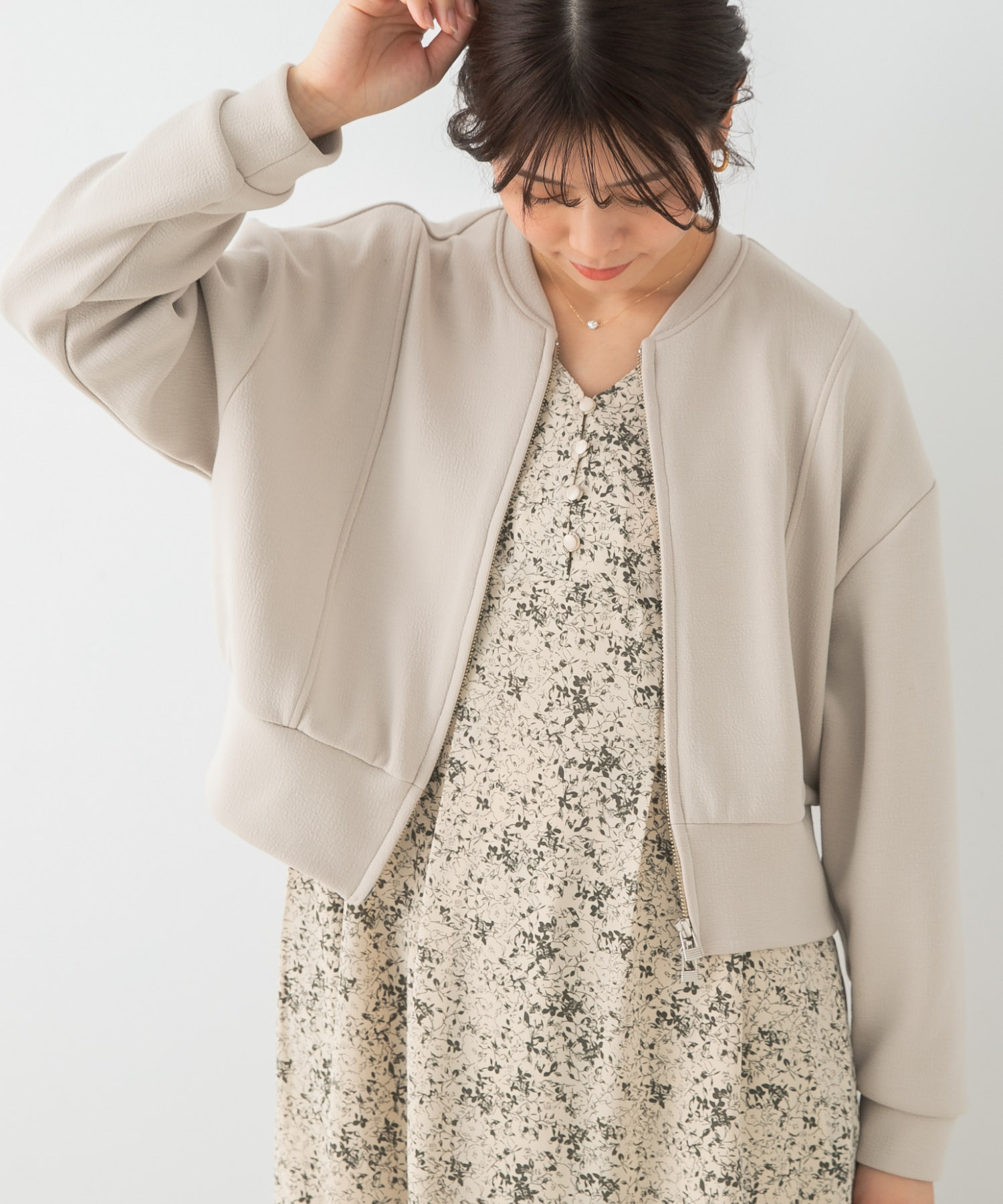 F by ROSSO　ダブルフェイスカットブルゾン