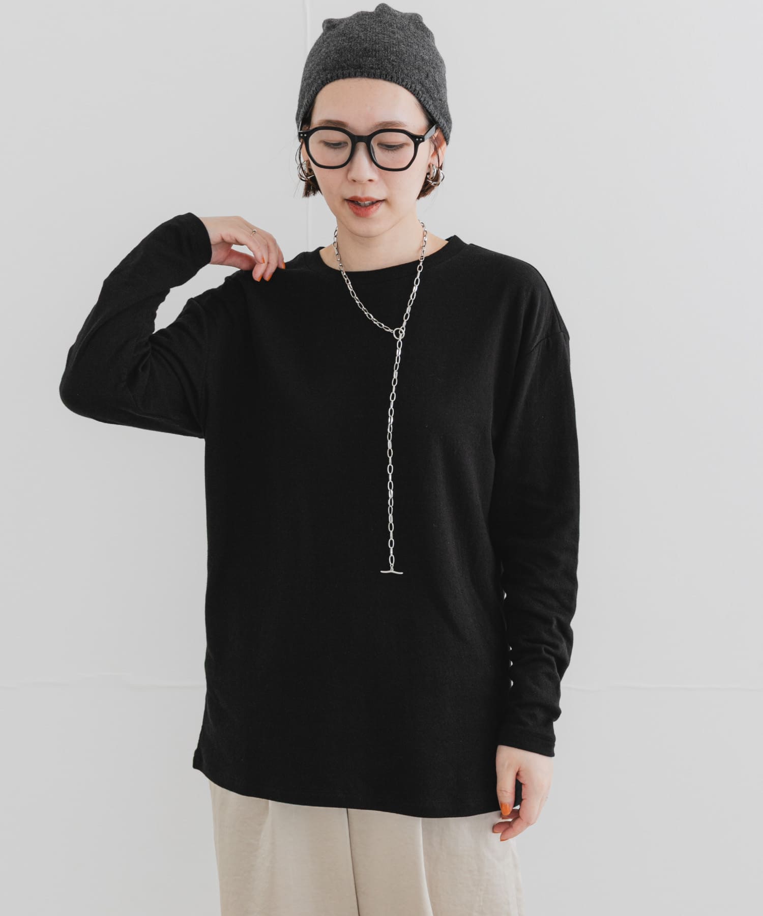 F by ROSSO　ソフトウォームオーバーロンTEE
