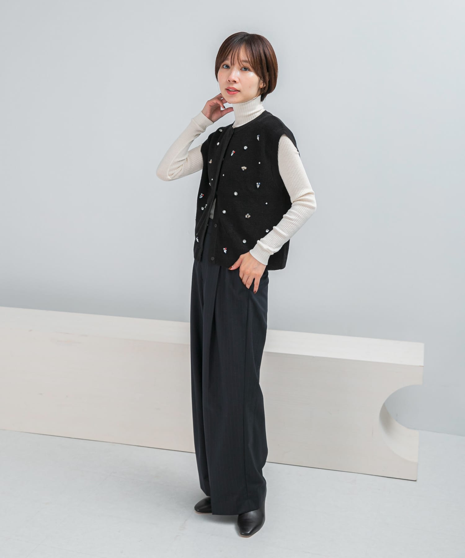 身長：158cm サイズ：Free