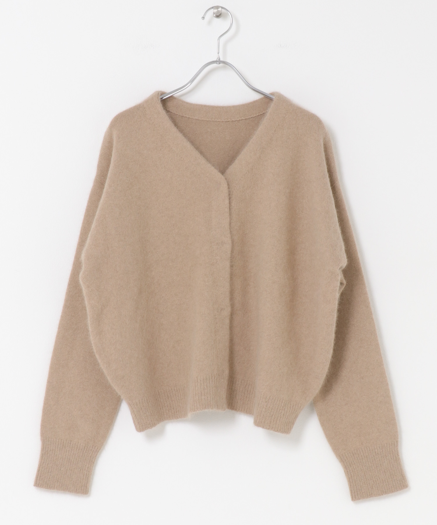 エアリーニット2WAYカーディガン BEIGE Free