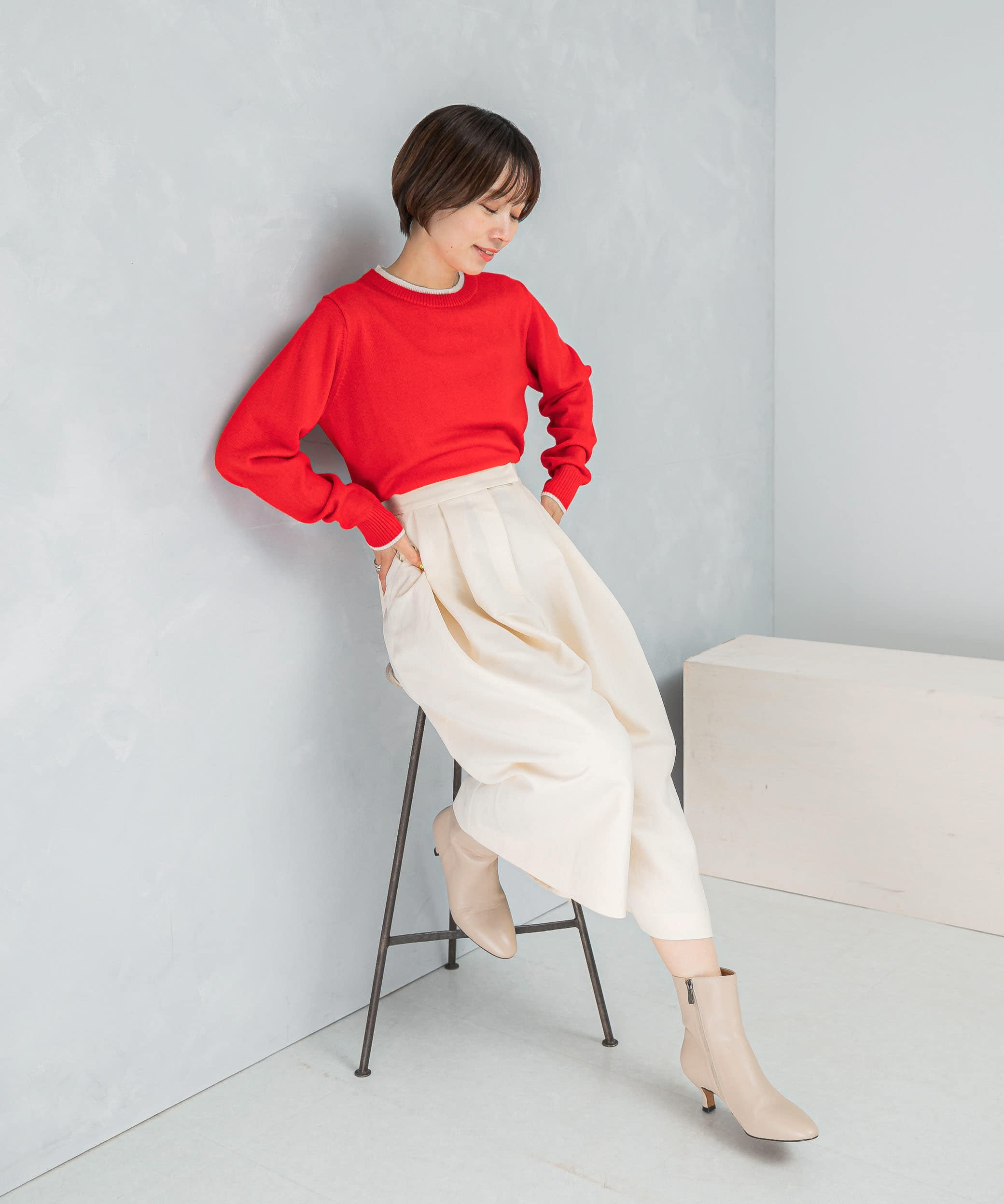 身長：158cm サイズ：FREE
