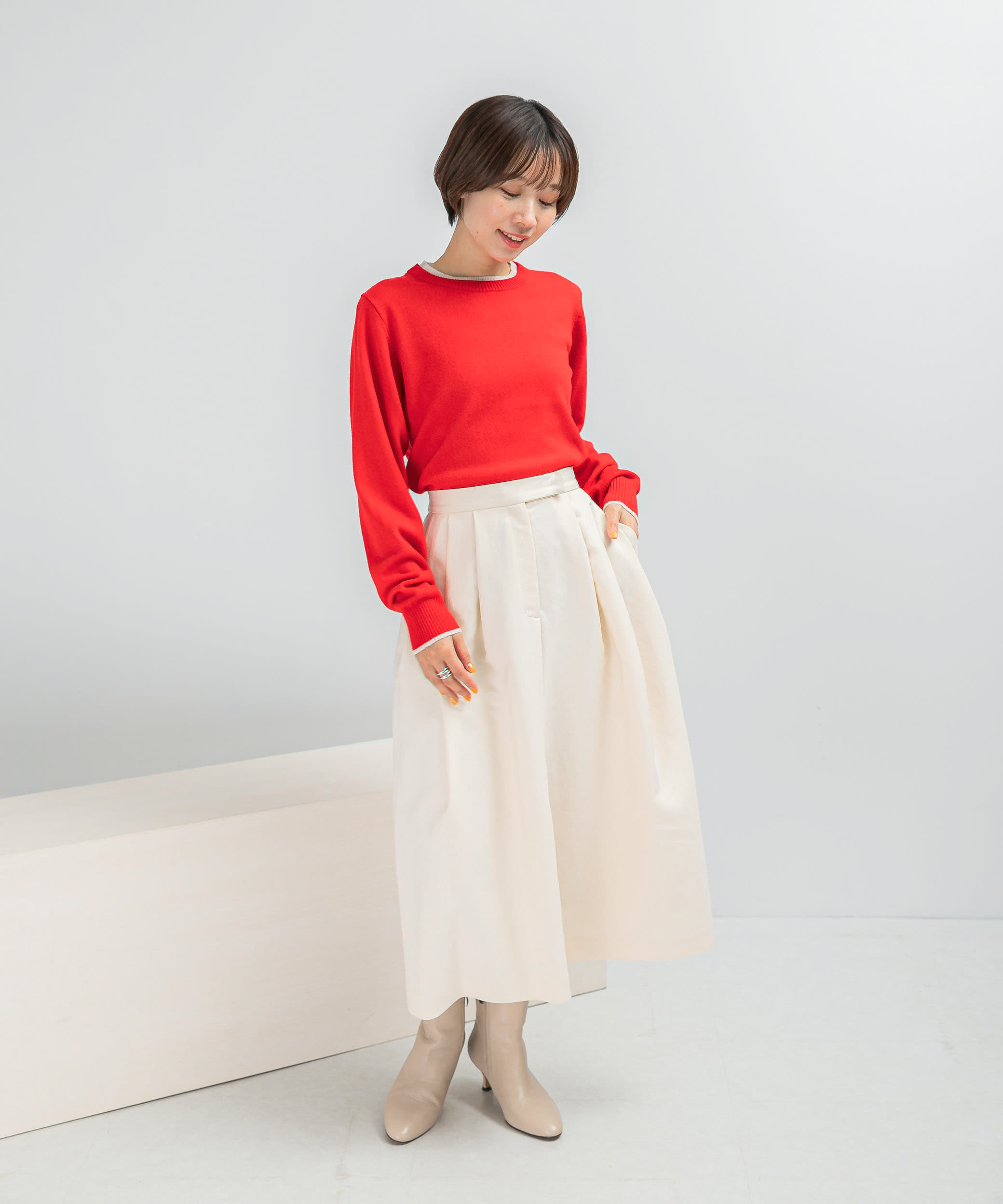 身長：158cm サイズ：FREE