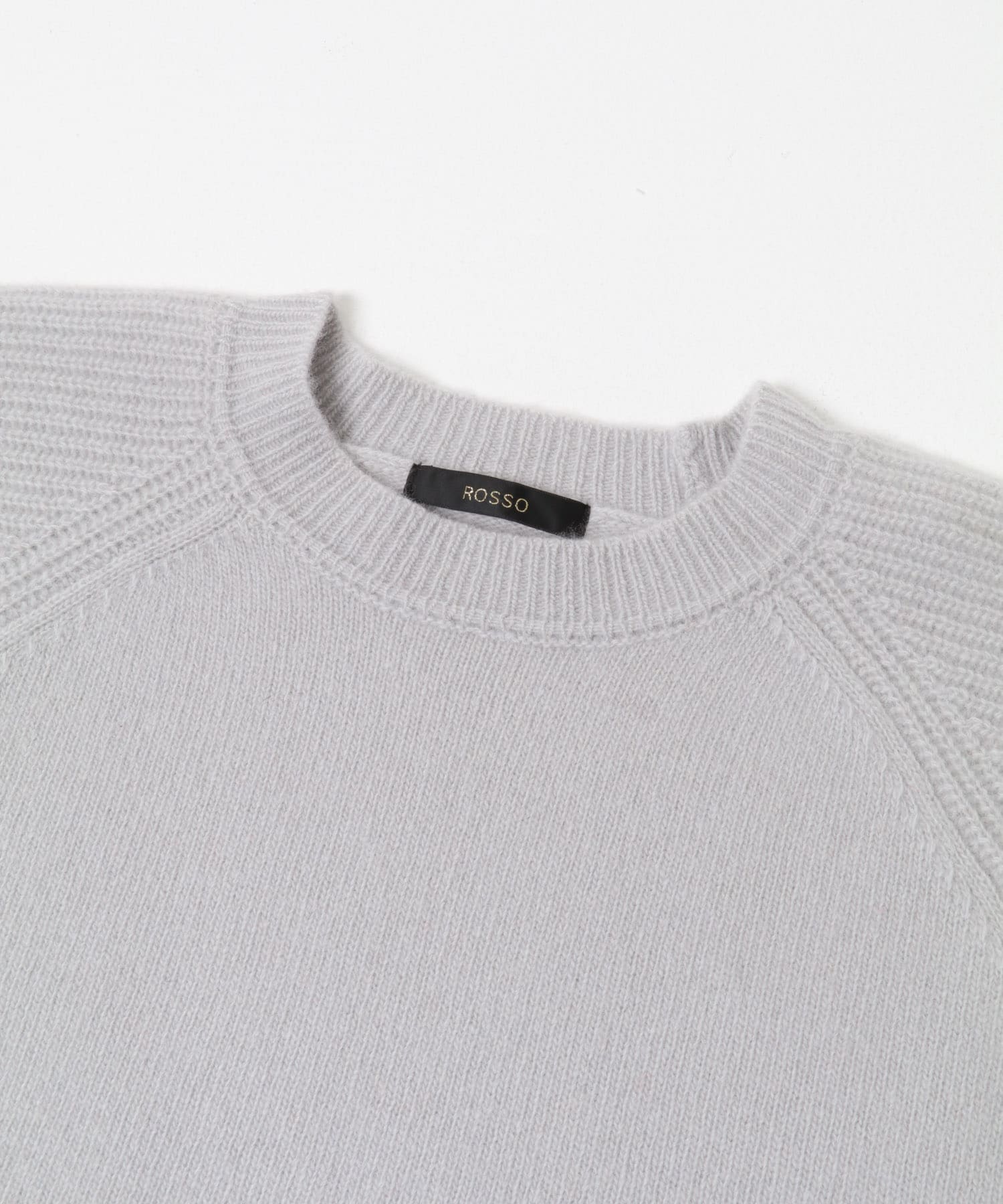 スーパーファインラムズウールショートニット L.GRAY Free