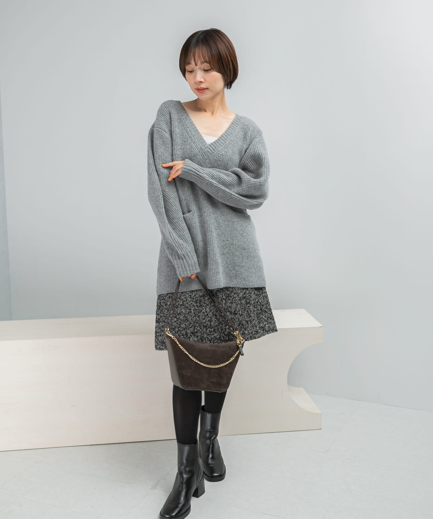 身長：158cm サイズ：FREE