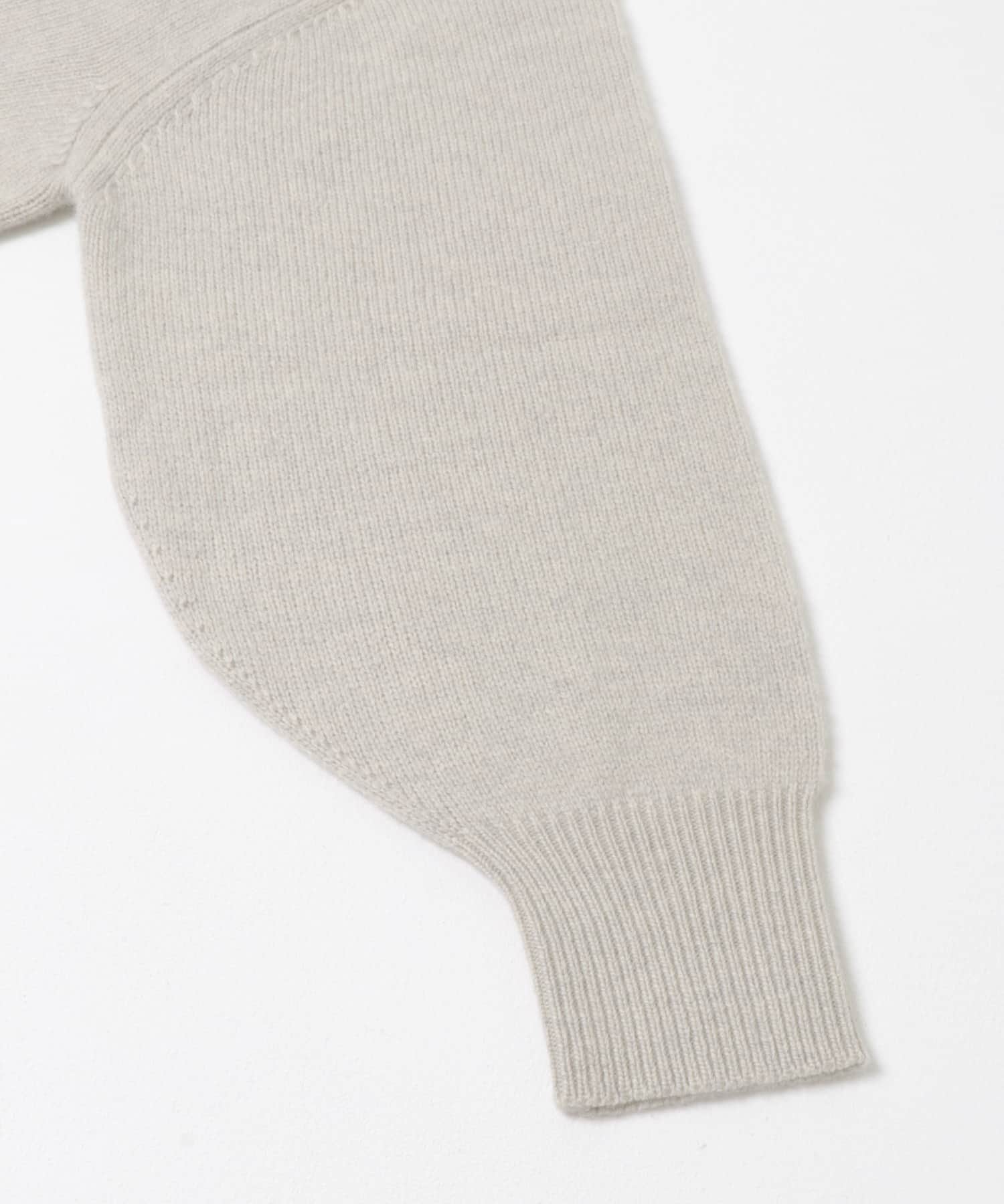 F by ROSSO　ハミルトンクルーネックニット L/GREIGE FREE