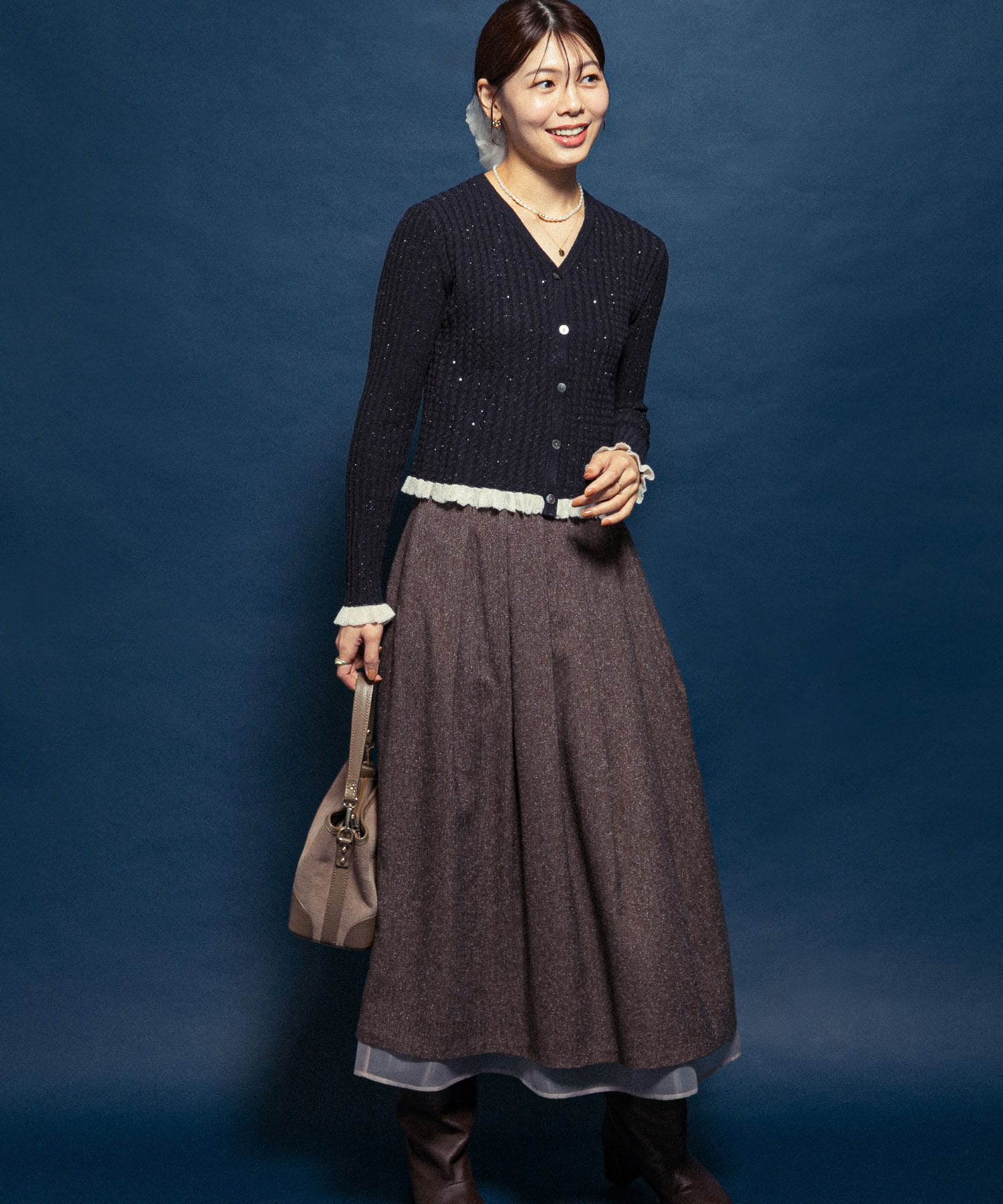 身長：166cm サイズ：FREE