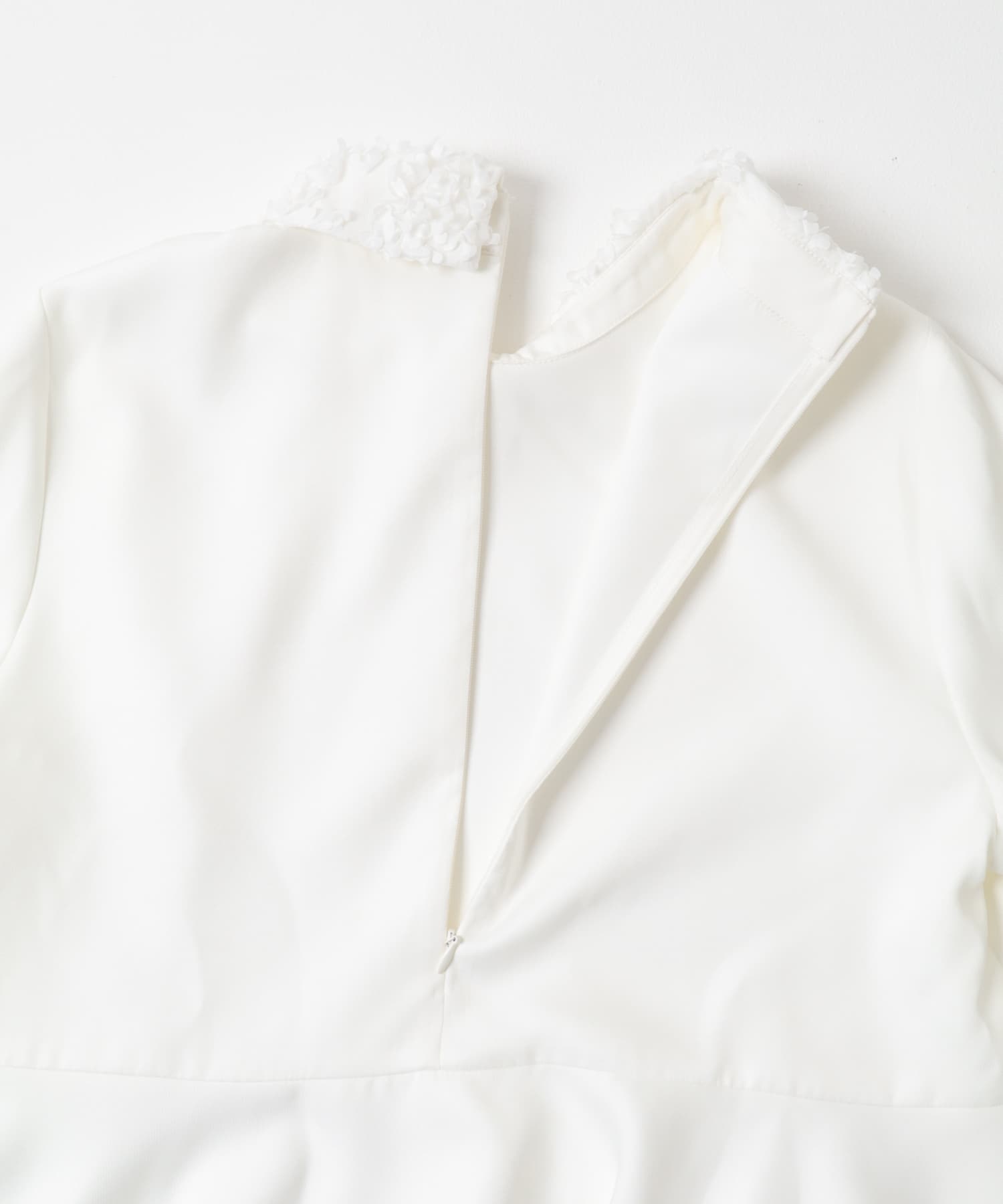 F by ROSSO　レースカラーペプラムブラウス OFF WHITE Free