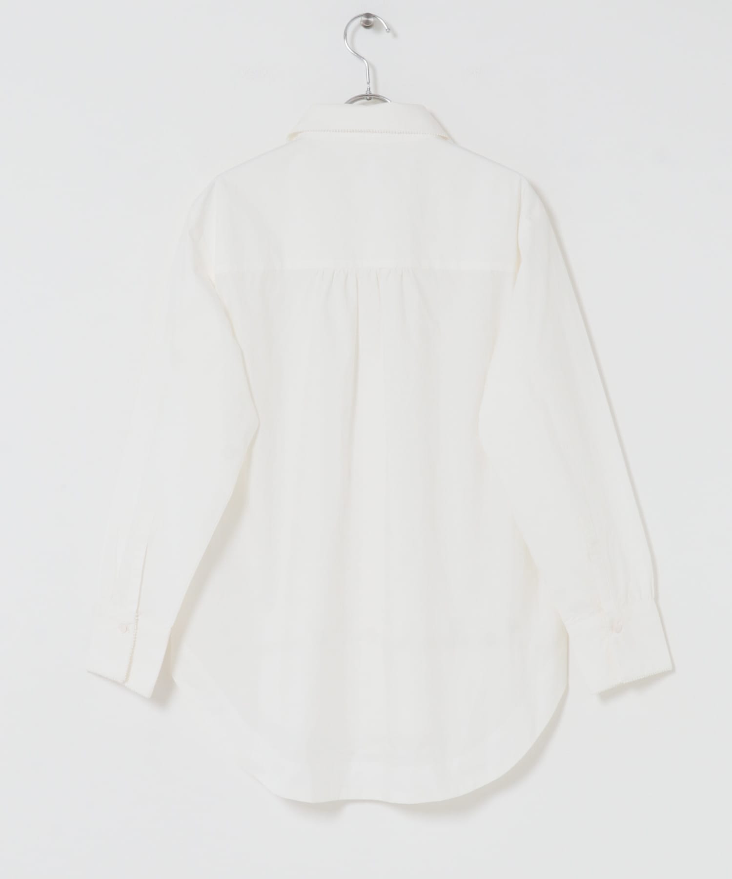 F by ROSSO　トリミングレースビッグカラーシャツ OFF WHITE FREE