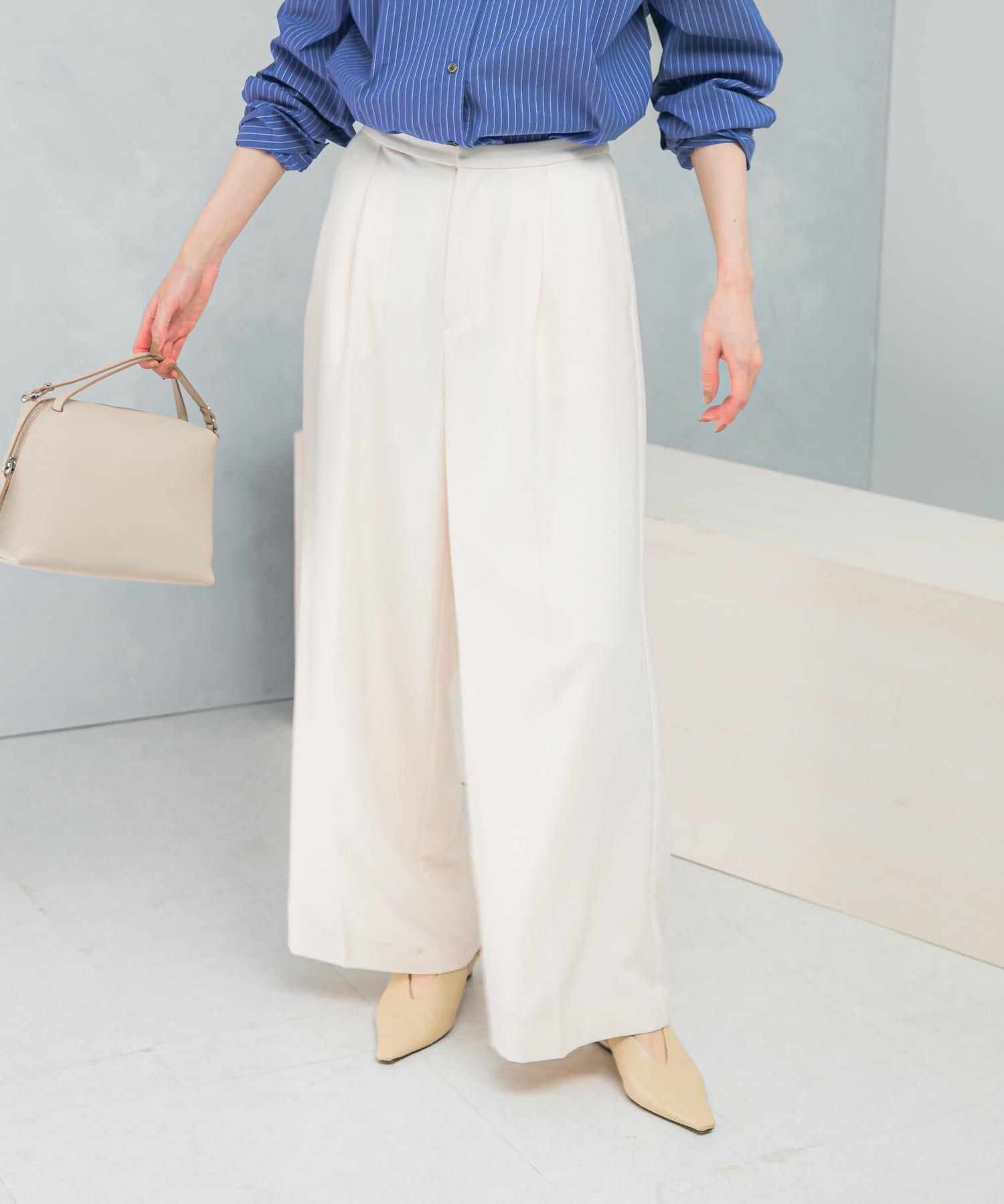 イージーケアタックイージーパンツ