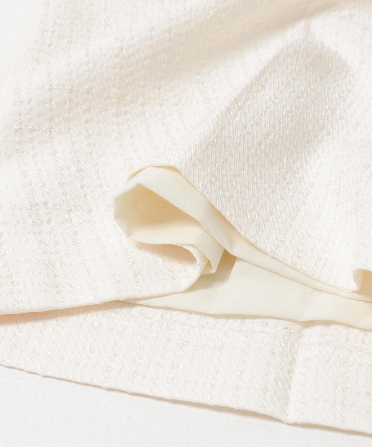 防シワツイードワイドパンツ WHITE 36