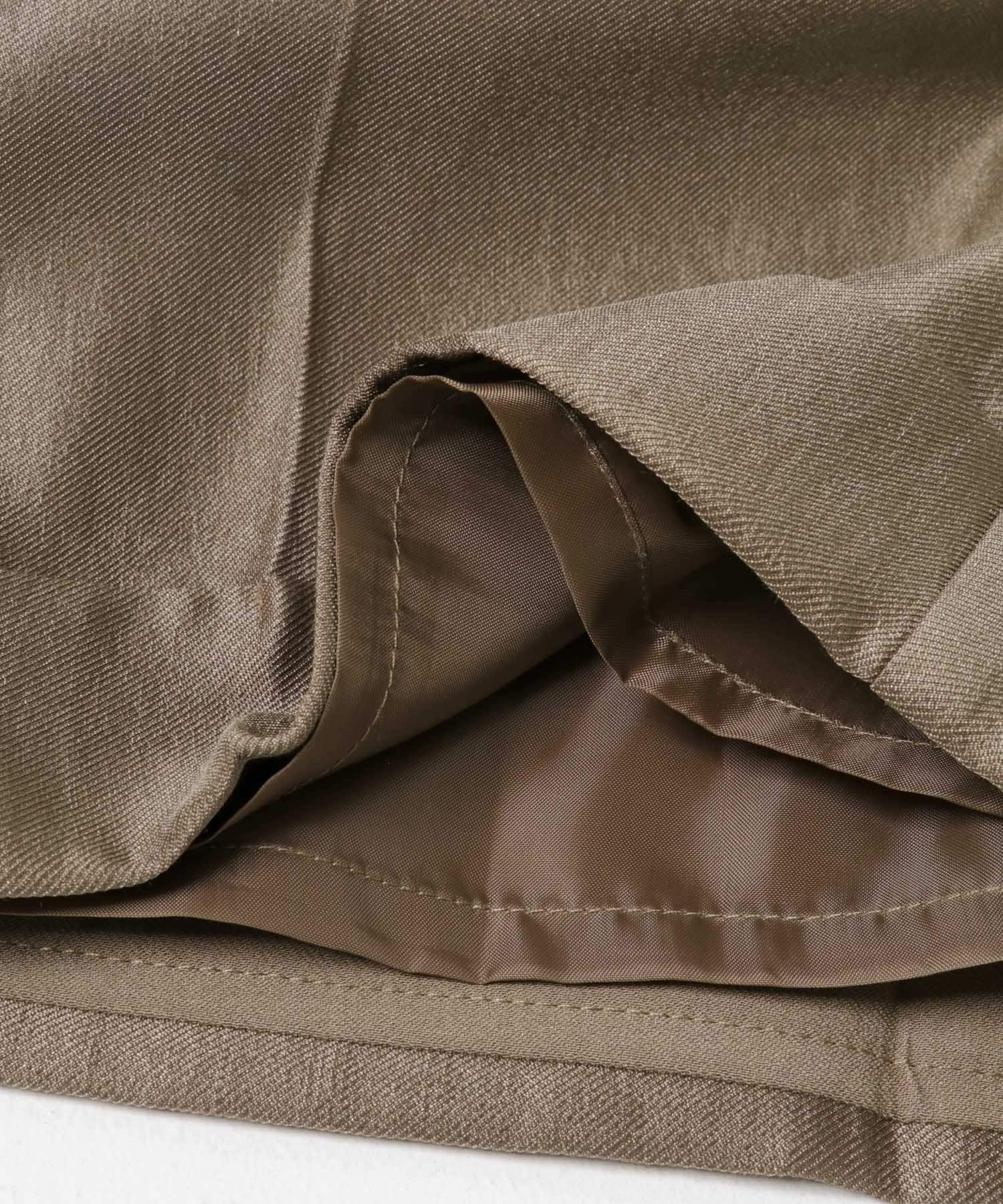 ブライトツイルタックパンツ BROWN 36