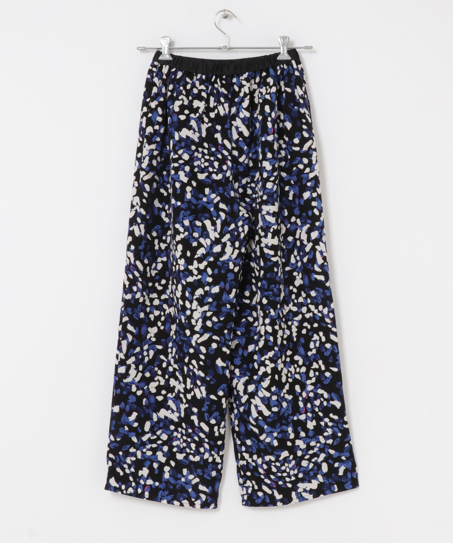 ドットプリントイージーパンツ BLUE Free