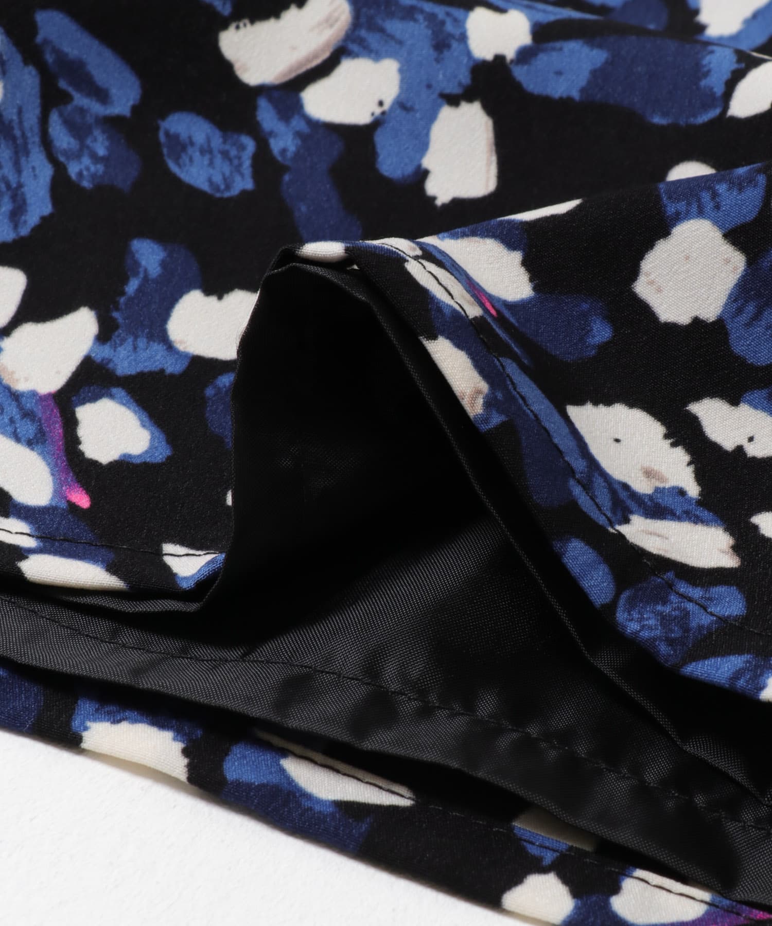 ドットプリントイージーパンツ BLUE Free