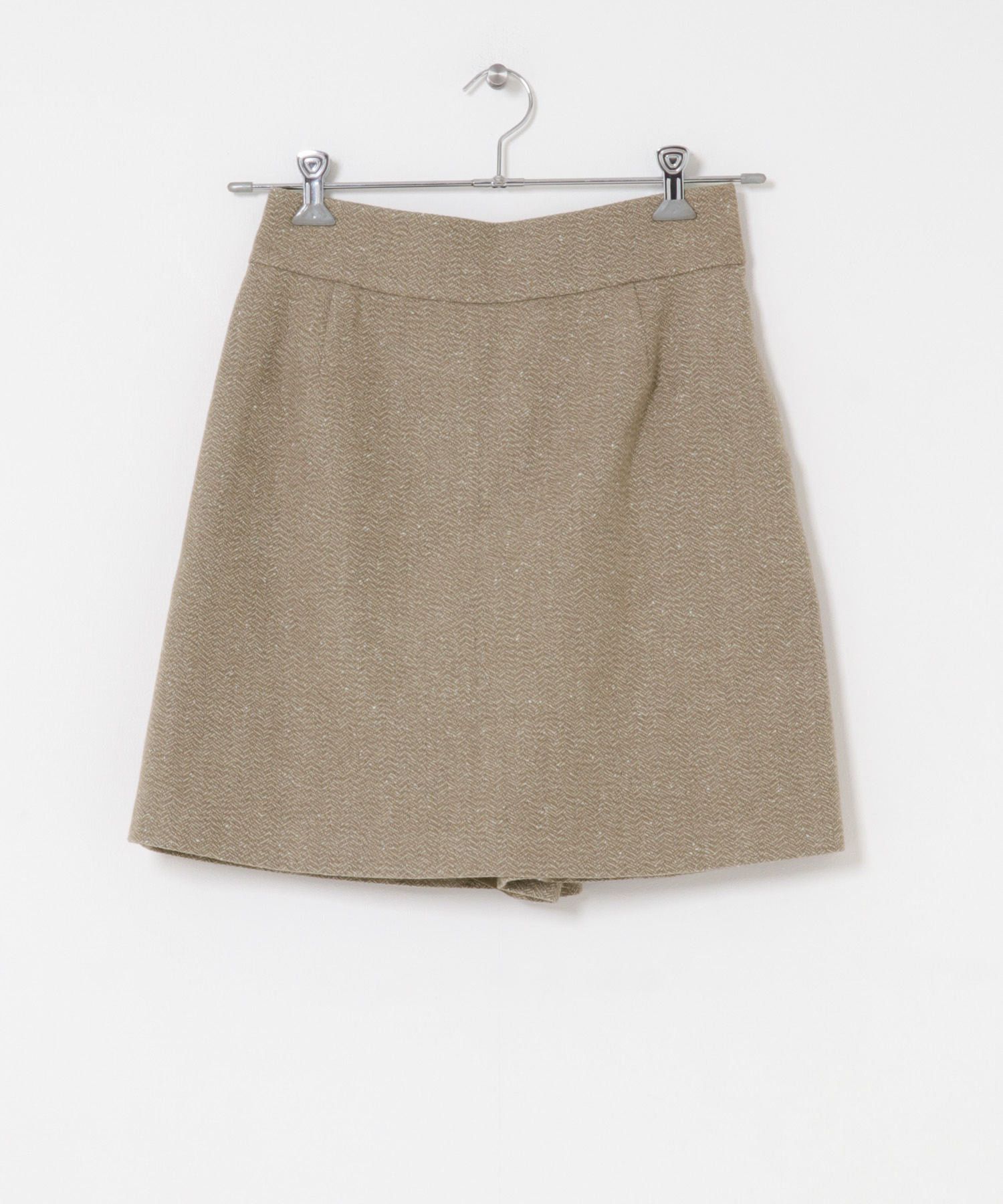 F by ROSSO　ヘリンボンツイードスカート風キュロット BEIGE 36